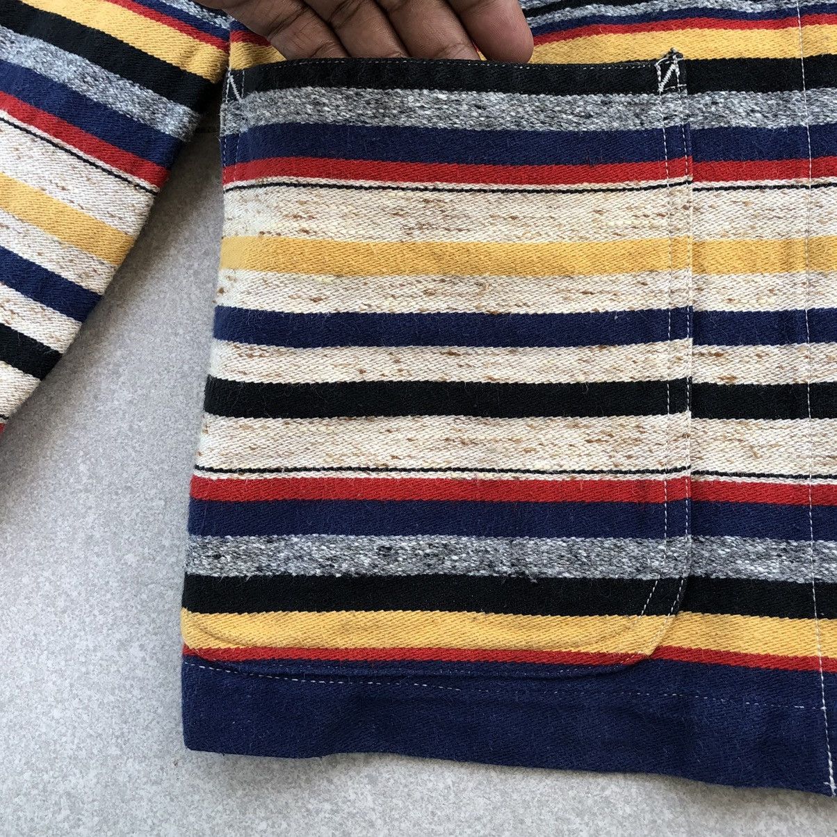 Nicole Club Nicole Club Dept. Multicolour Stripped Canves Coat Jacket Size S / US 4 / IT 40 - 9 Thumbnail