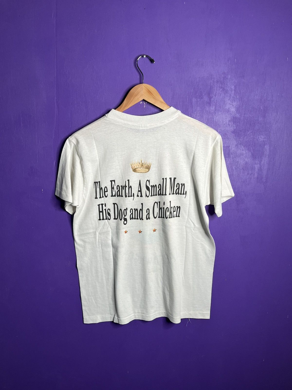 Band Tees × Vintage Vintage 1990 REO Speedwagon the earth and a chicken tour tee Size US M / EU 48-50 / 2 - 2 Thumbnail