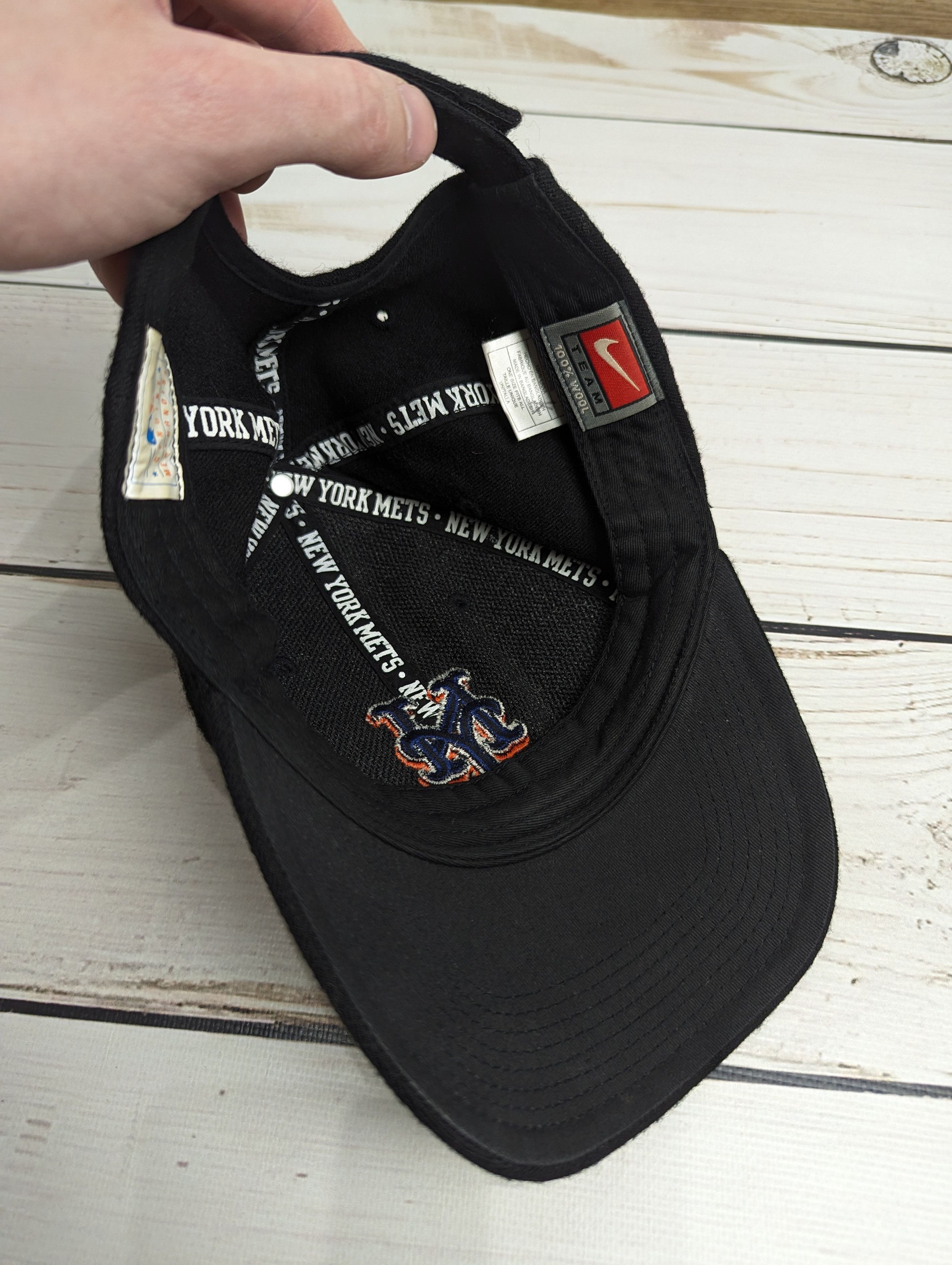Nike × Vintage Vintage Nike New York Mets 90th wool cap one size Size ONE SIZE - 6 Thumbnail