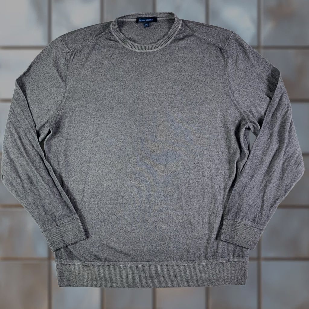 Vintage Patrick Assaraf Merino Wool Long Sleeve Mens 2XL Gray Size US L / EU 52-54 / 3 - 1 Thumbnail
