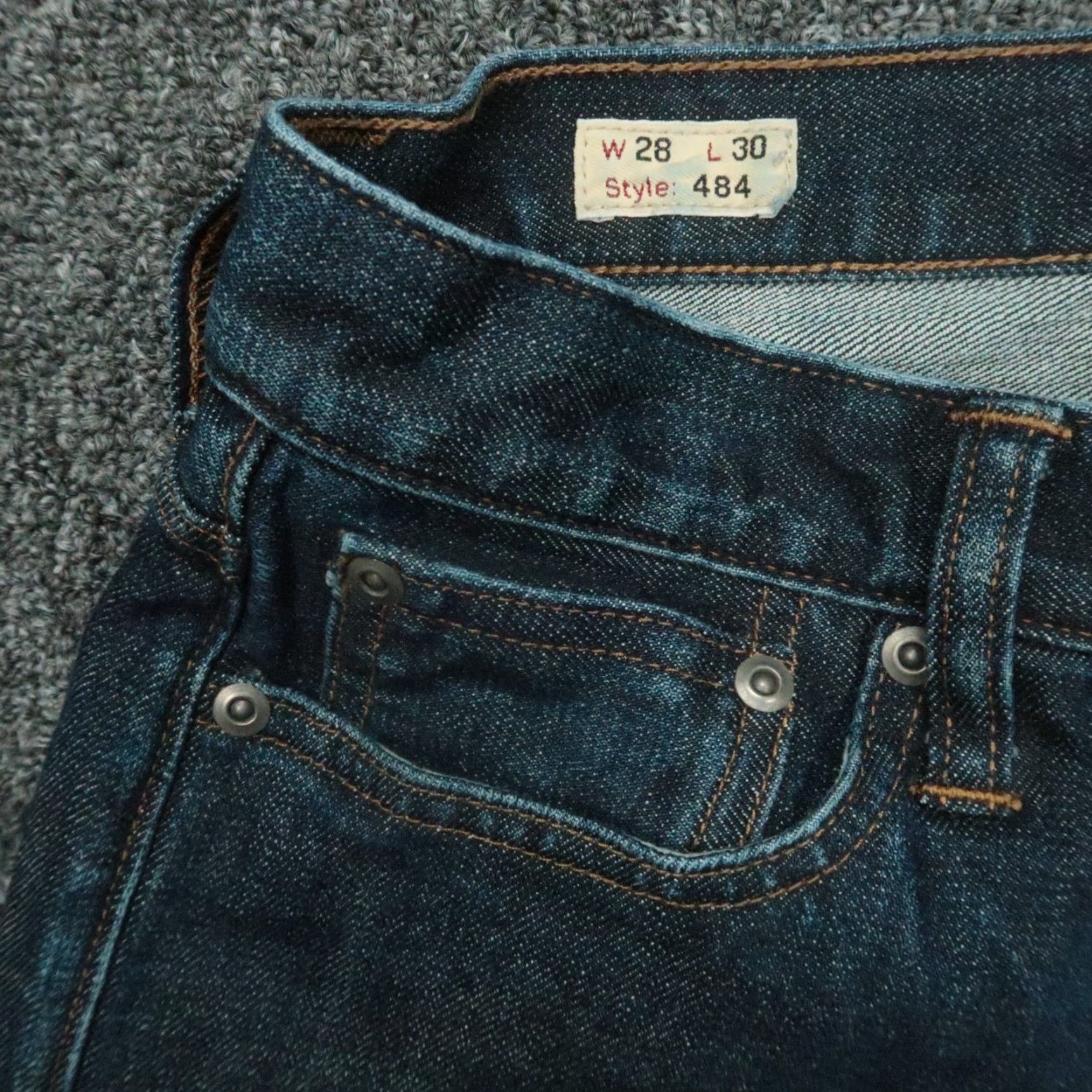 J.Crew VINTAGE J.CREW Jeans Men 28x30 Denim Slim Fit 5-Pocket Blue Casual Straight Size US 28 / EU 44 - 3 Thumbnail