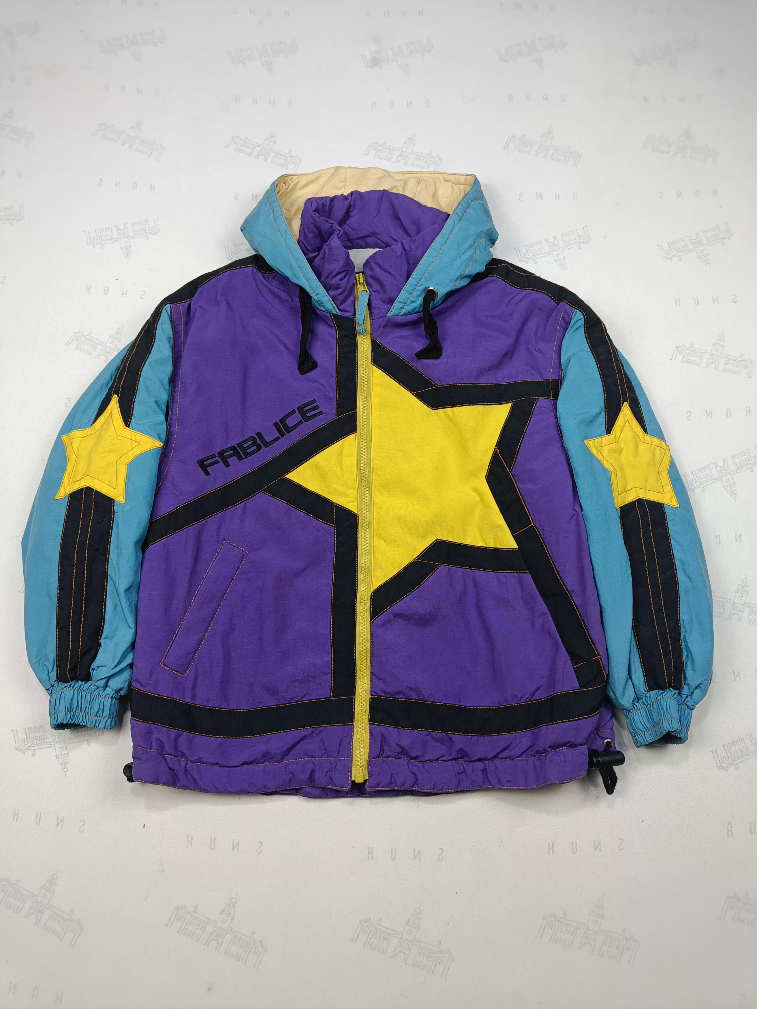 Sports Specialties Vintage FABLICE By Japana Multi Colour Skiwear Size US XXS / EU 40 - 3 Thumbnail