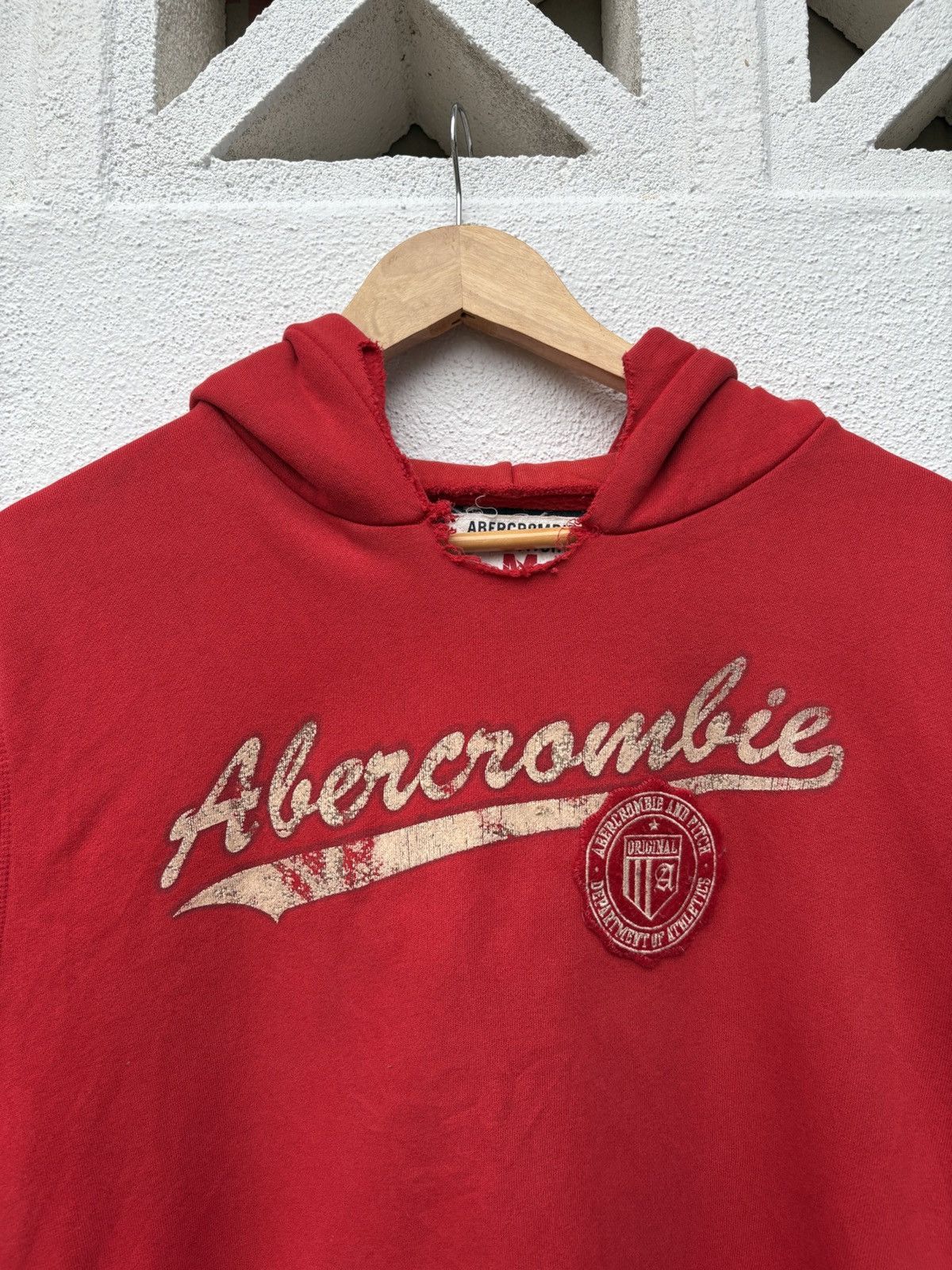 Abercrombie & Fitch Vintage Abercrombie Trashed Baggy Sweatshirt Hoodie Size US M / EU 48-50 / 2 - 2 Thumbnail
