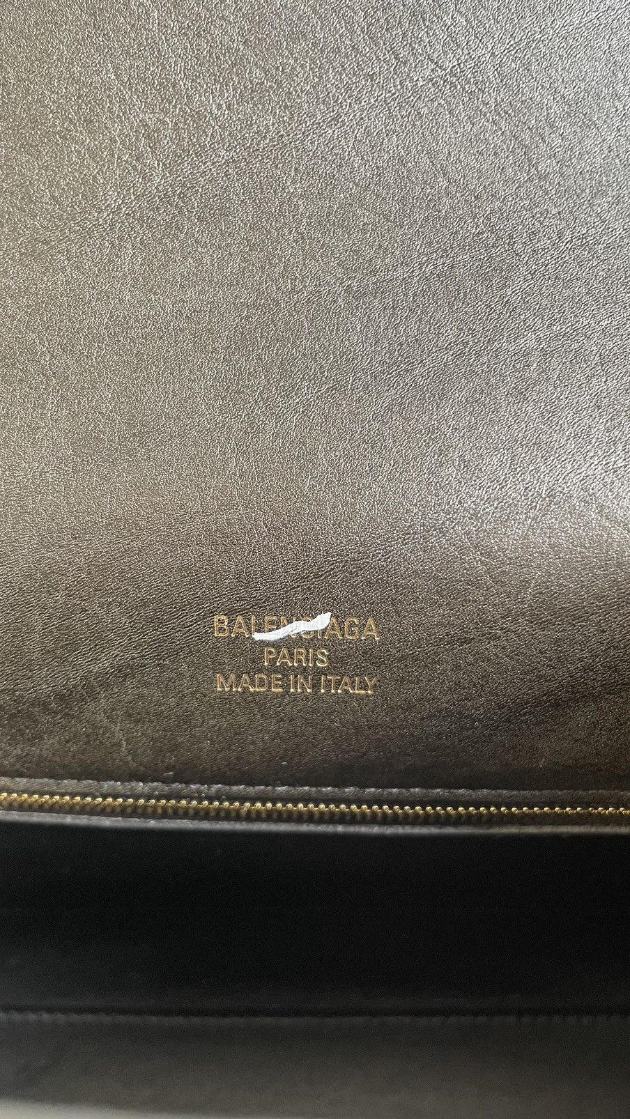 Balenciaga Olive Distressed Leather ‘Money’ Hand Bag Size ONE SIZE - 23 Thumbnail