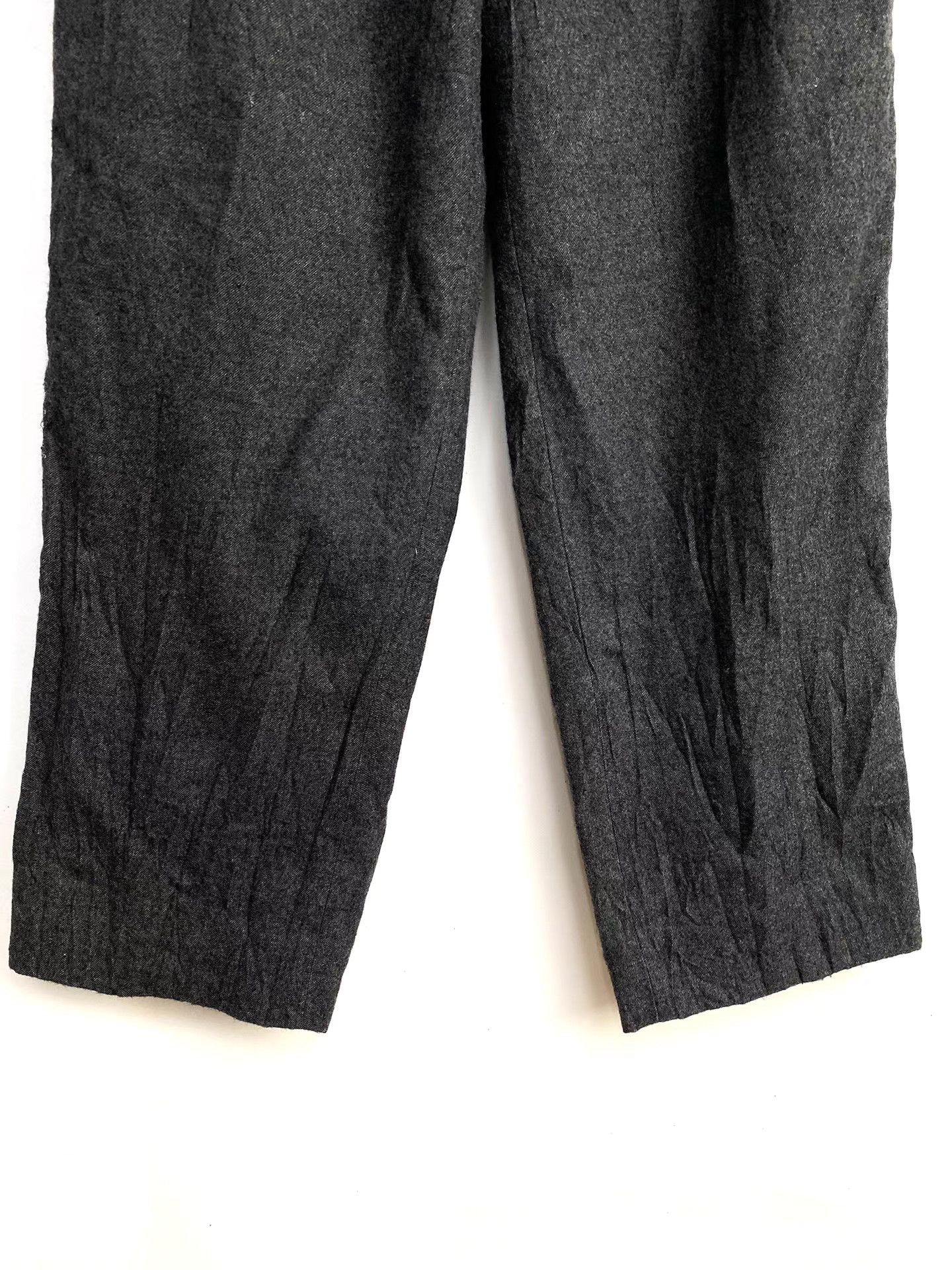 Yohji Yamamoto yohji yamamoto y's for men Pleated Wool Trousers K20 Size US 33 - 3 Thumbnail