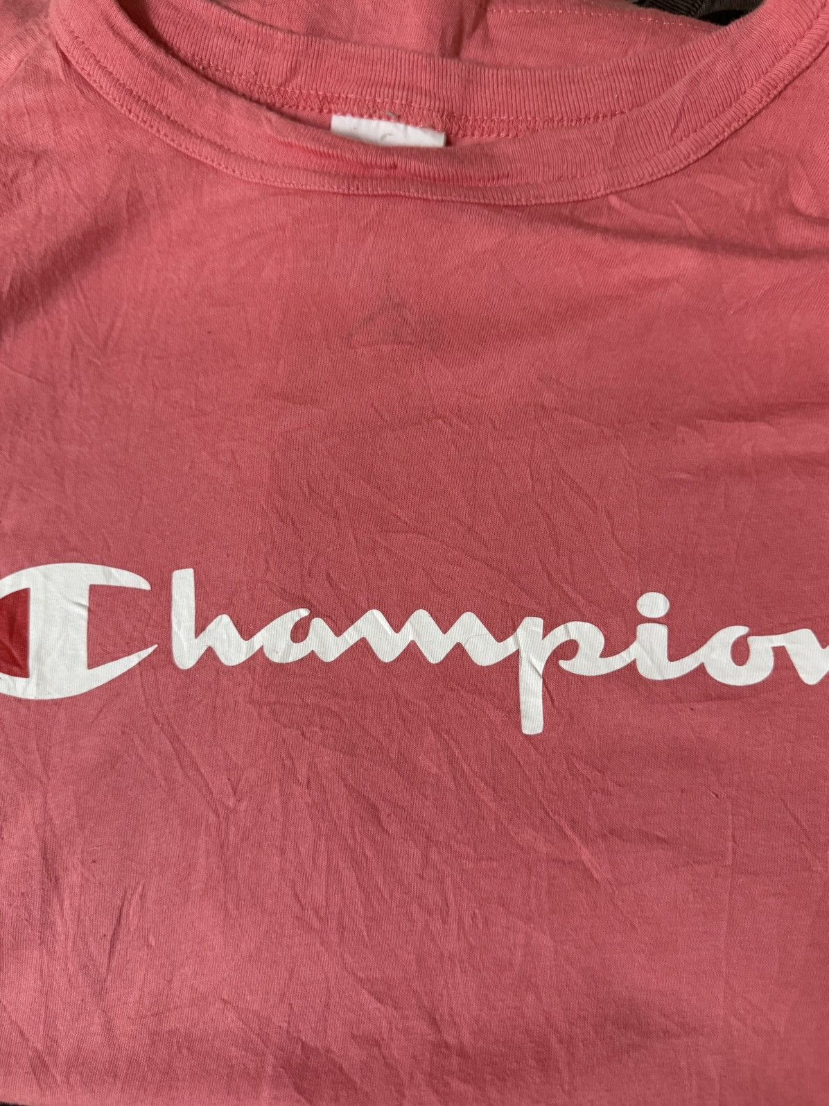 Champion Vintage Champion Spellout Biglogo Tshirt Size US S / EU 44-46 / 1 - 13 Thumbnail