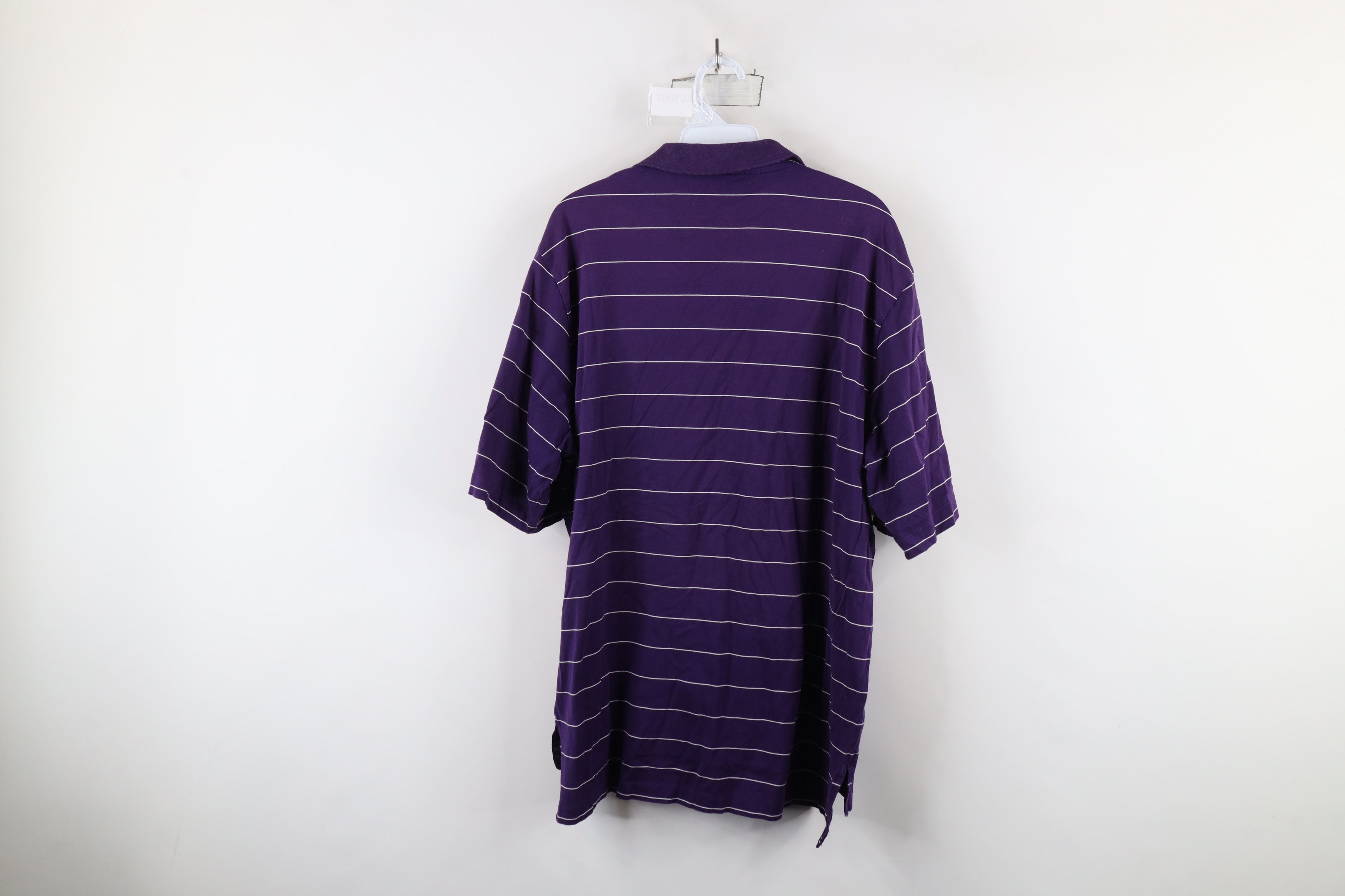 Ralph Lauren Vintage Polo Golf Ralph Lauren Striped Polo Shirt Purple Size US L / EU 52-54 / 3 - 9 Thumbnail