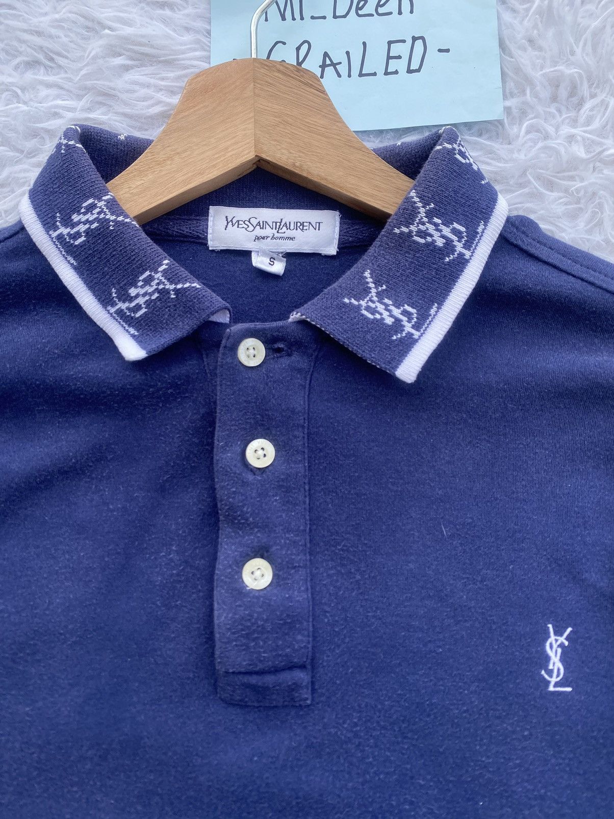 Yves Saint Laurent Rare Vintage YSL Yves Saint Laurent Polo Shirt Size US M / EU 48-50 / 2 - 1 Thumbnail