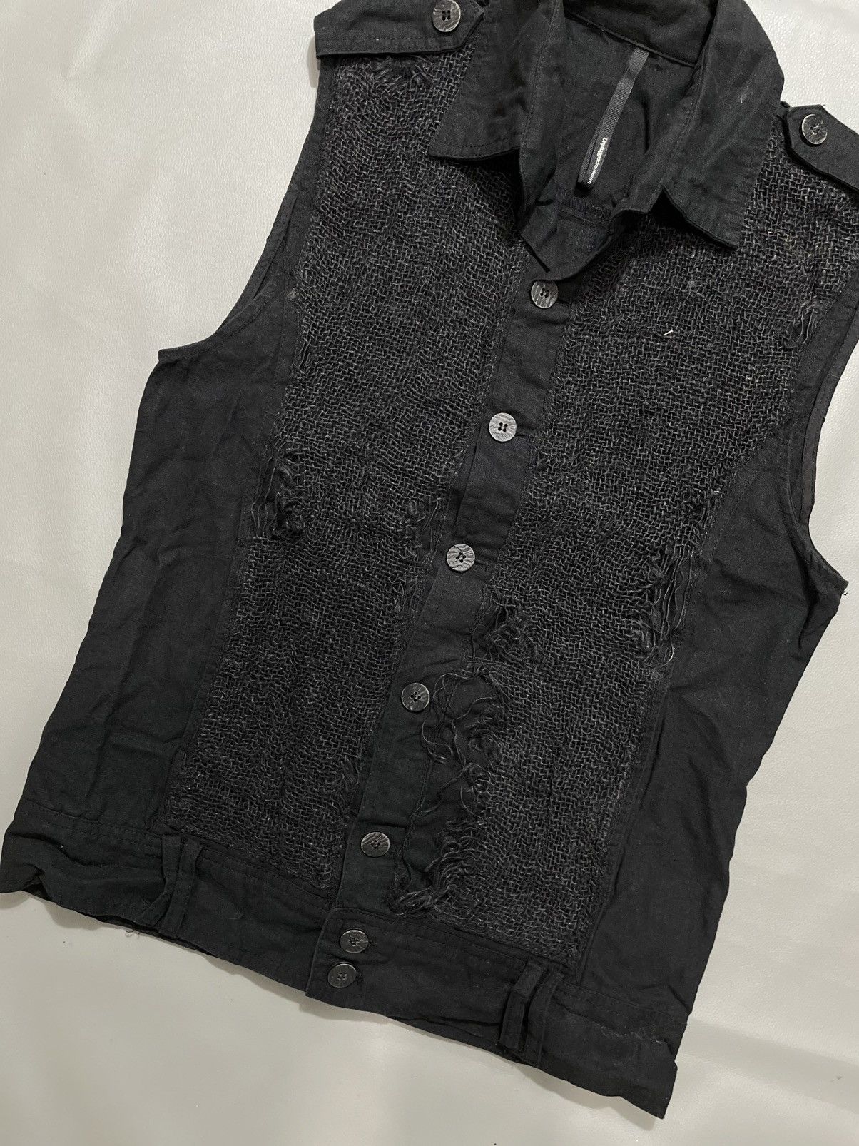 If Six Was Nine distressed Shirt Goth mudmax vkei opium Style Size US S / EU 44-46 / 1 - 2 Thumbnail