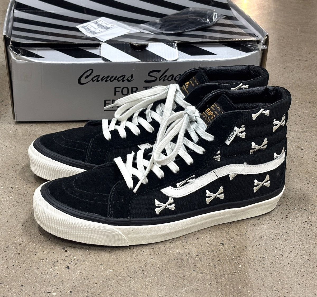 Vans × Wtaps Wtaps x Vans OG SK8 Hi Bones black Size US 10 / EU 43 - 1 Thumbnail