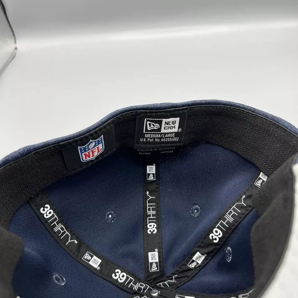New Era Chicago Bears Hat Men M-L 39Thirty Stretch Fitted Cap New Size ONE SIZE - 7 Thumbnail