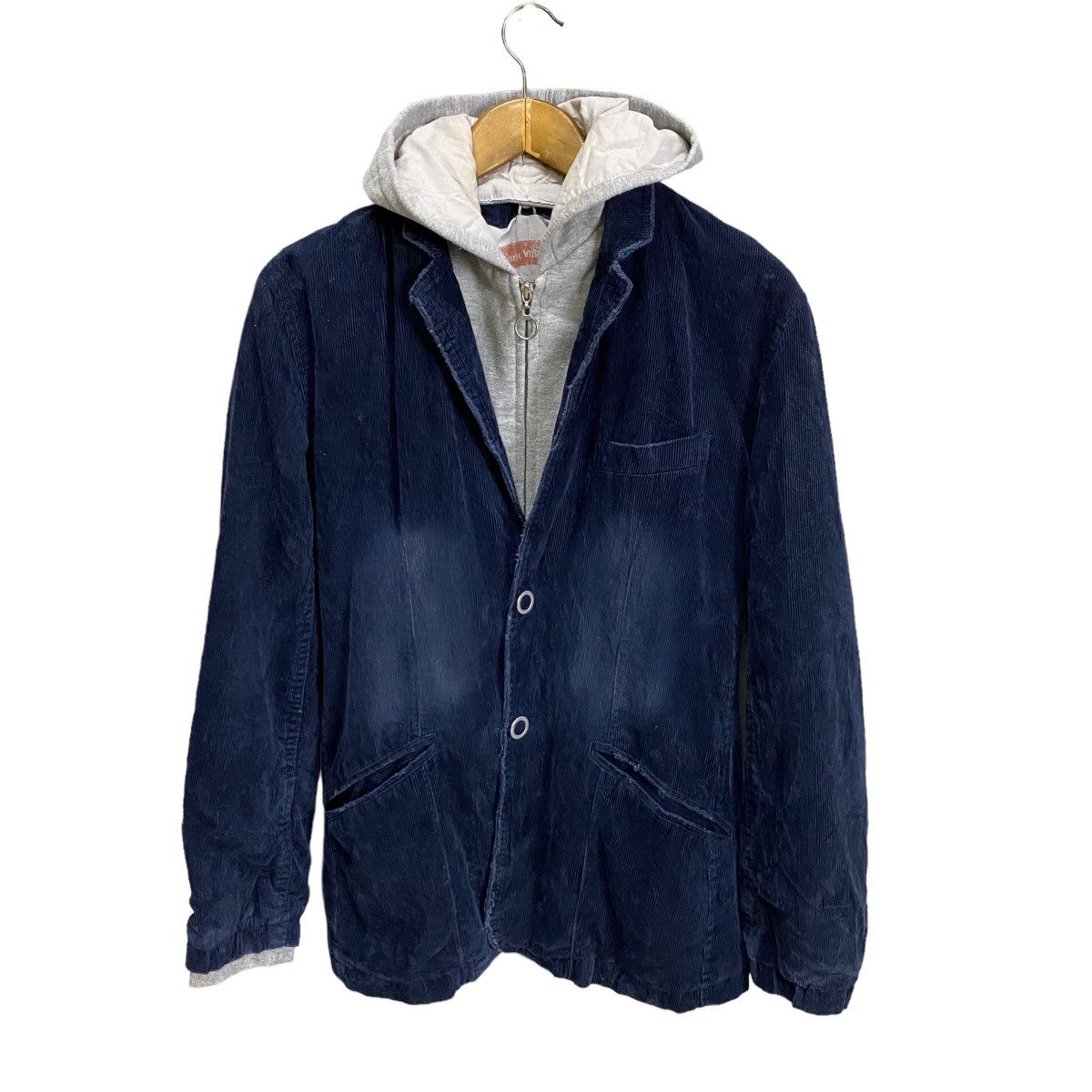 Mossimo MOSSIMO DOUBLE LAYER CORDUROY COAT HOODIE JACKET Size US M / EU 48-50 / 2 - 1 Thumbnail
