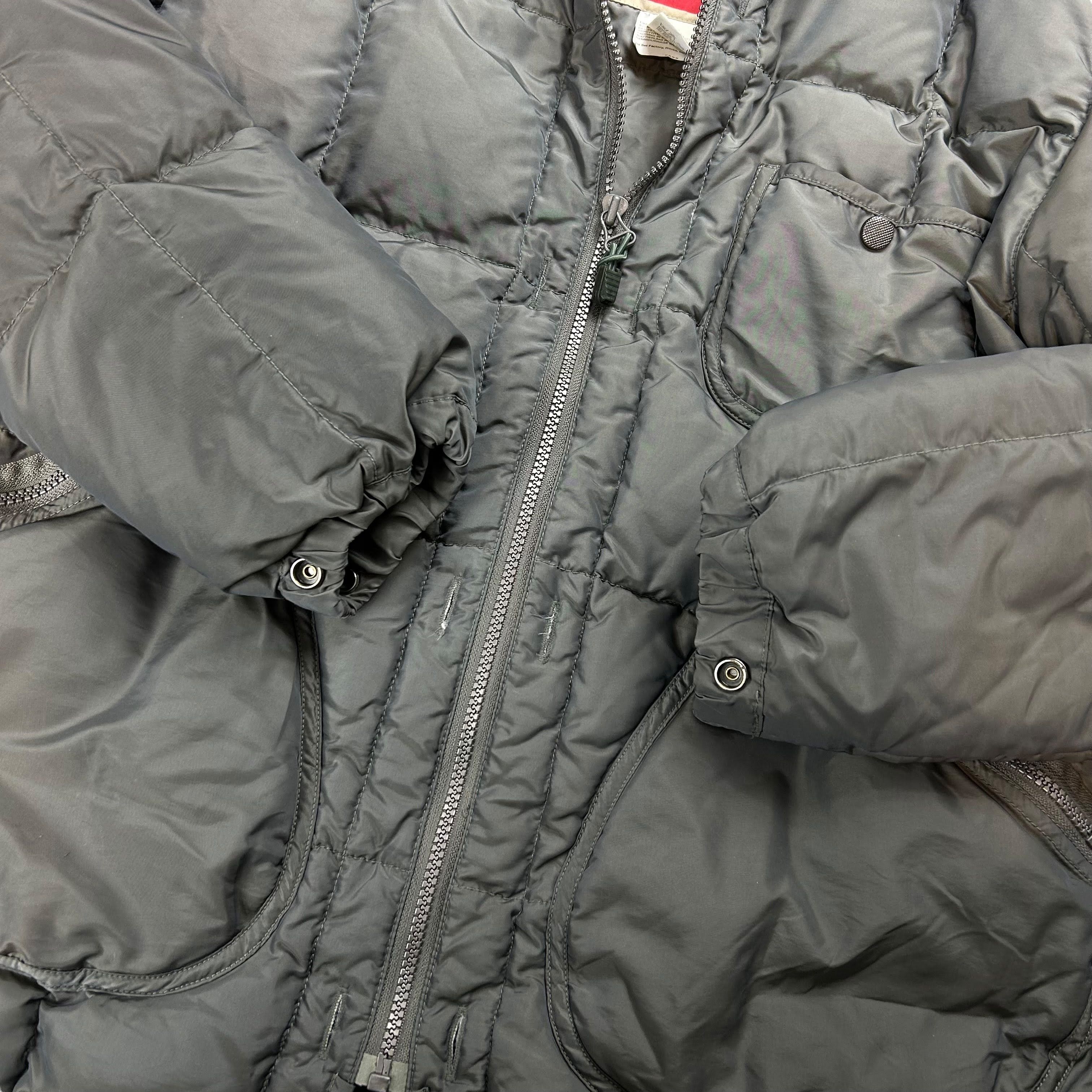 JET SET Jet Set Gray Green Down Quilted Light Jacket Zip 1 Size US S / EU 44-46 / 1 - 3 Thumbnail