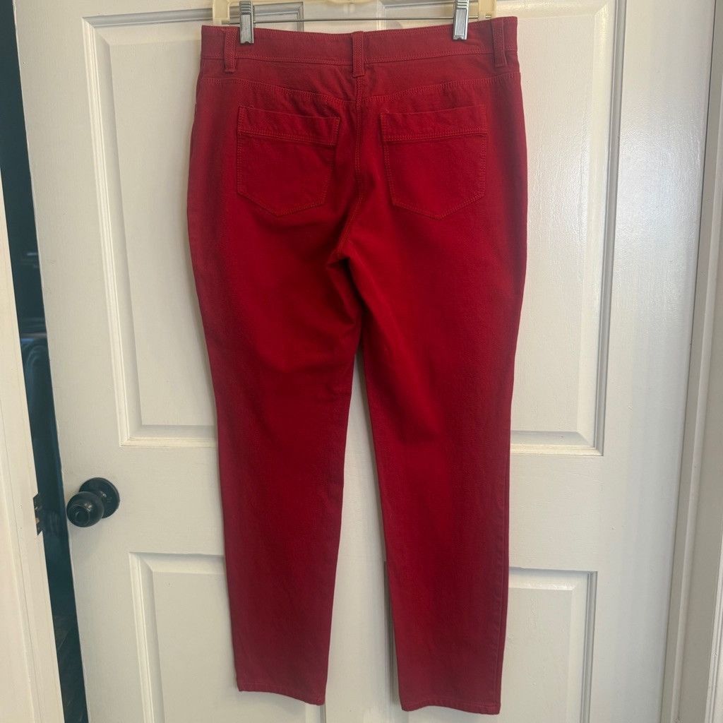 Chicos Women's Chico's red So Slimming Pants Size 0.5 Red Size 28" / US 6 / IT 42 - 2 Thumbnail