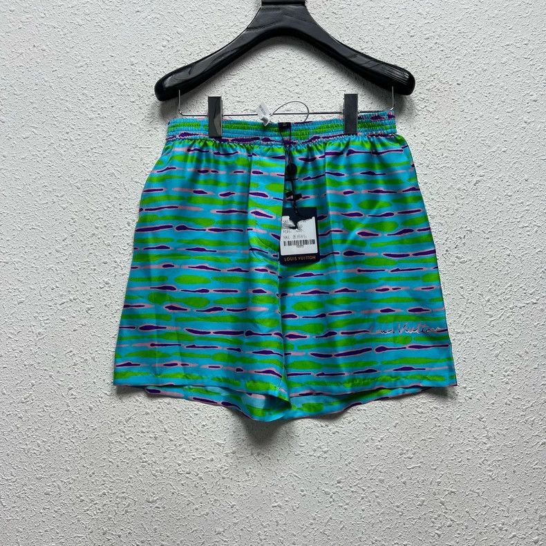 Louis Vuitton Louis Vuitton Silk water ripple shorts Size US 38 / EU 54 - 1 Thumbnail