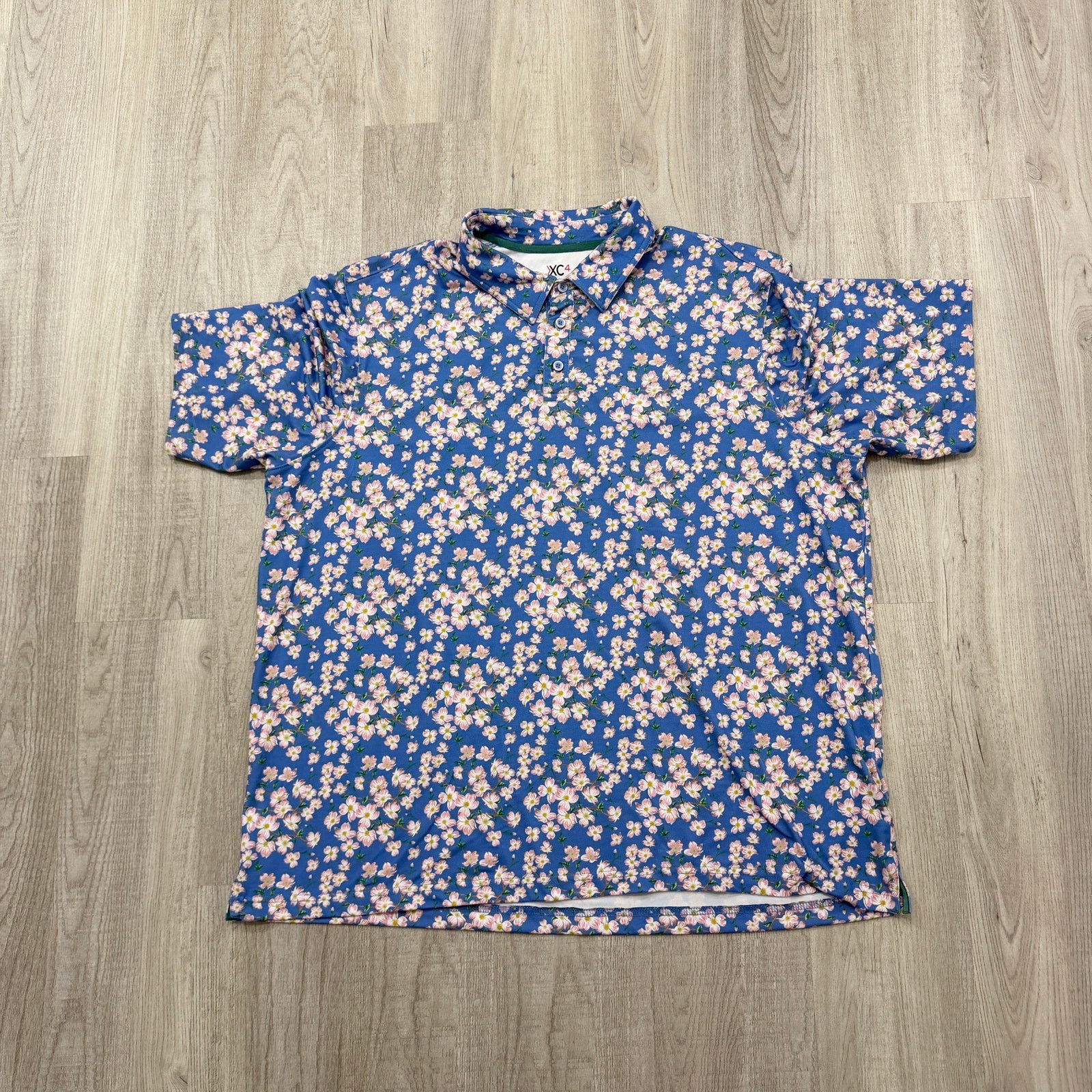 Johnston & Murphy Johnston Murphy Polo Shirt Men's 2XL Floral All Over Print Size US XXL / EU 58 / 5 - 1 Thumbnail