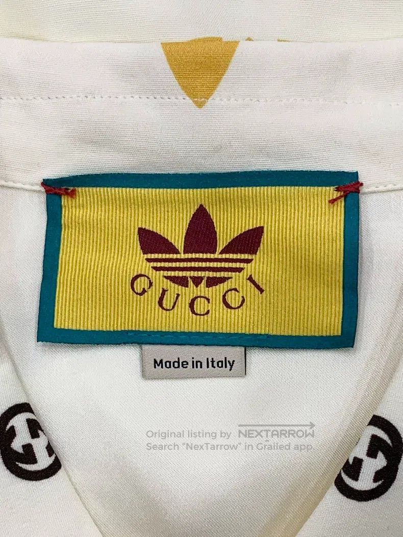 Gucci Gucci Adidas co-branded silk shirt Size US M / EU 48-50 / 2 - 7 Thumbnail