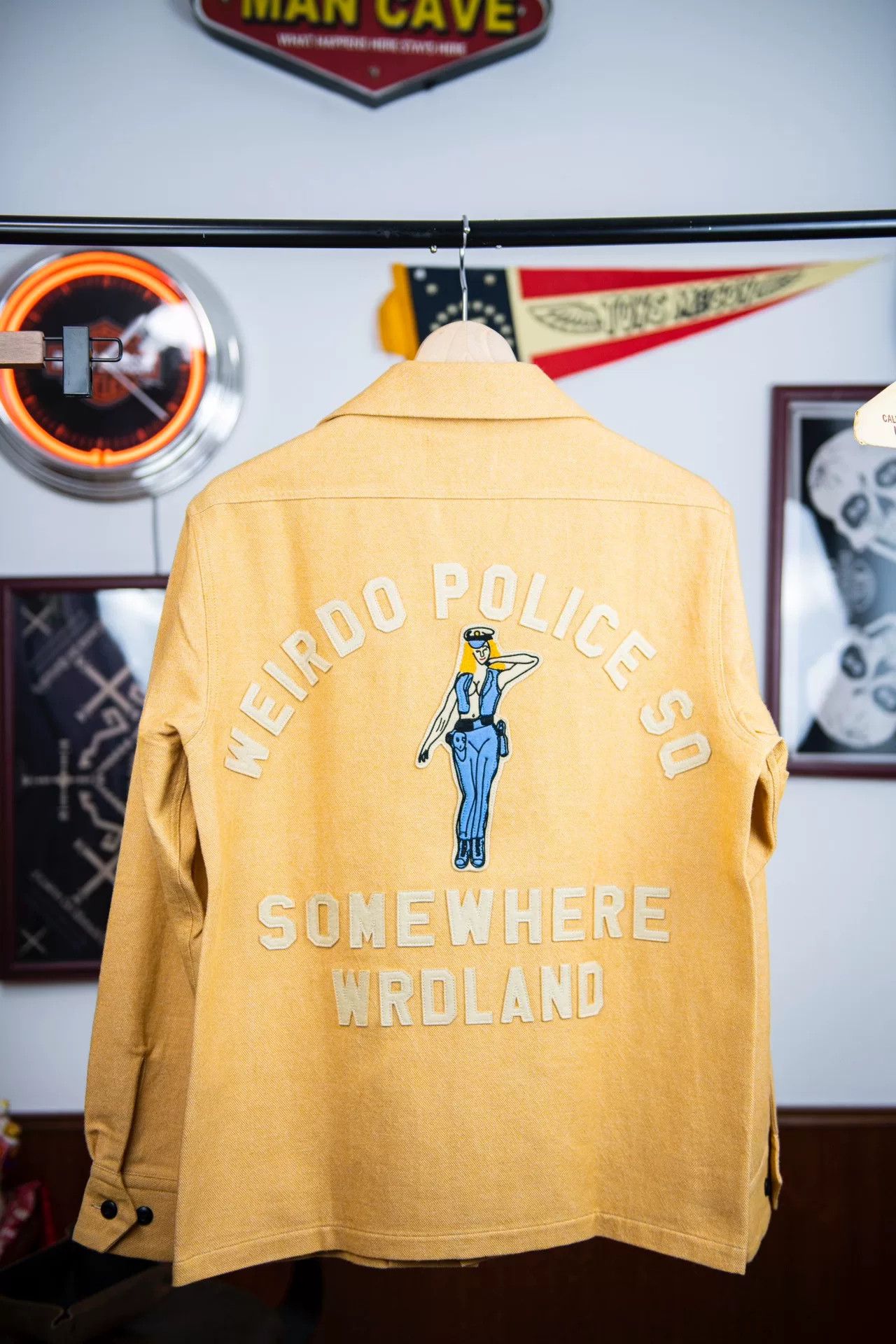 Other Weirdo Cuban Collar Police Patch Shirt Size S / US 4 / IT 40 - 1 Thumbnail