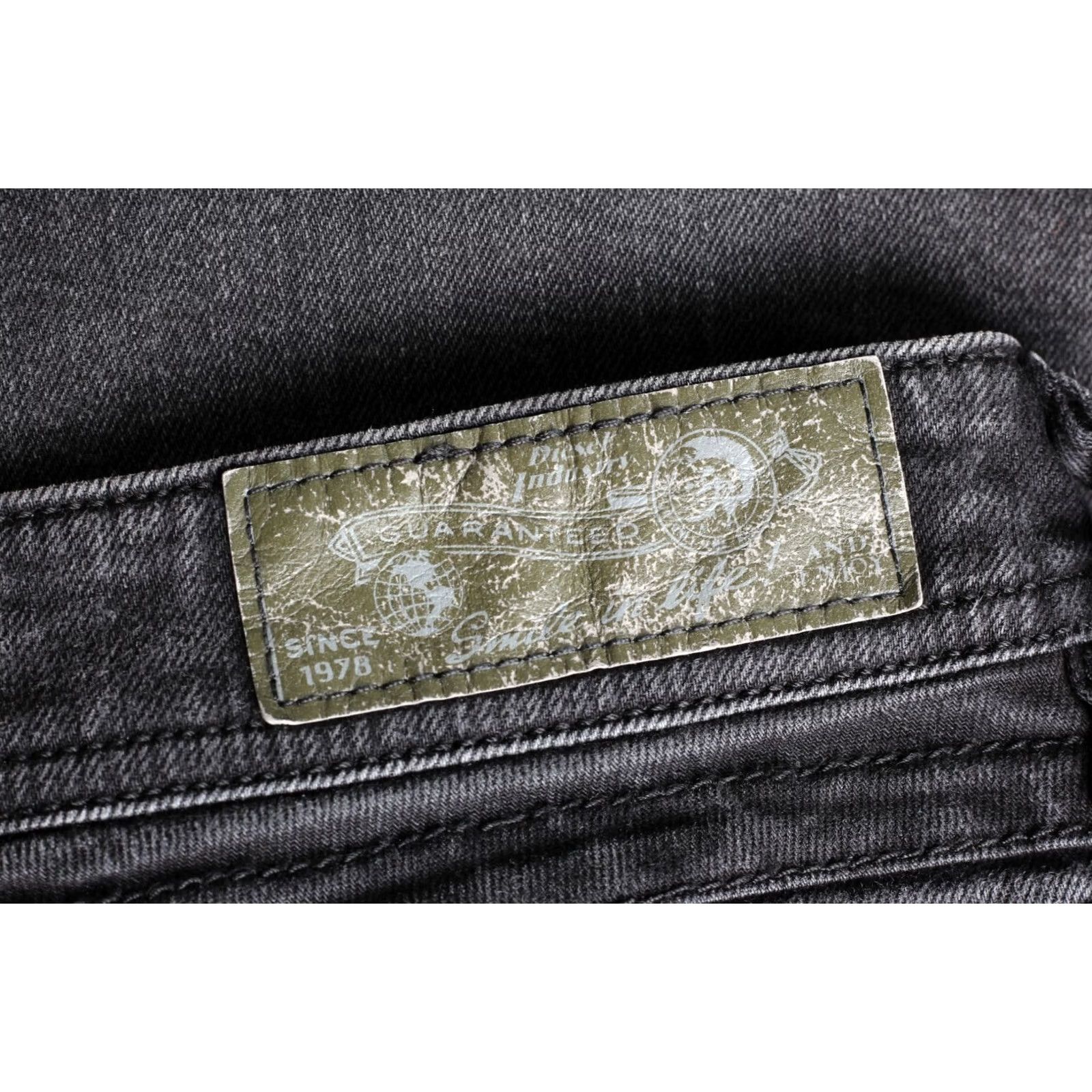 Diesel DIESEL BELTHER 0886Z Jeans Men Slim Tapered Stretch W29 L32 Regular DZ8272 5-Pocket Grey Denim Vintage No Size US 29 - 3 Thumbnail