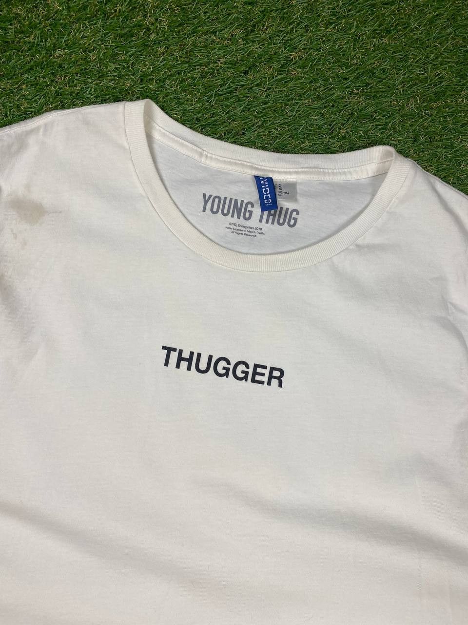 H&M × Rap Tees × Young Thug Young Thug x H&M 2018 Thugger Rap Tee Size US XL / EU 56 / 4 - 5 Thumbnail