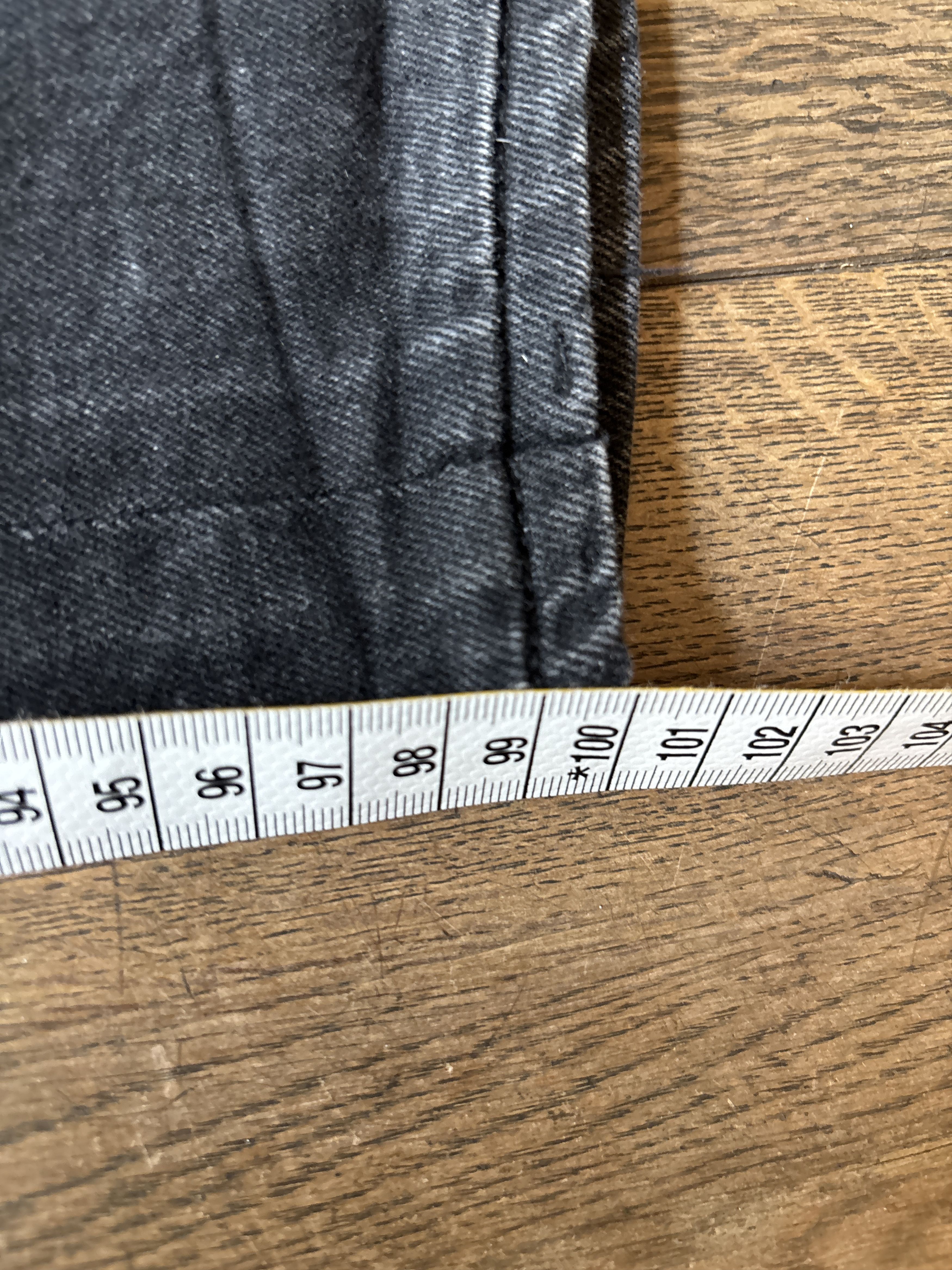 Saint Laurent Paris D14 Distressed Black Japanese Denim Size US 29 - 8 Thumbnail