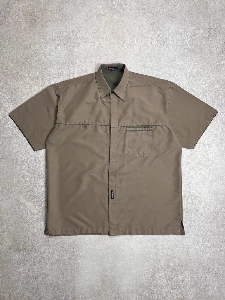 Diesel Vintage Diesel Archival Boxy Cropped Shirt Y2K L Size US L / EU 52-54 / 3 - 1 Thumbnail