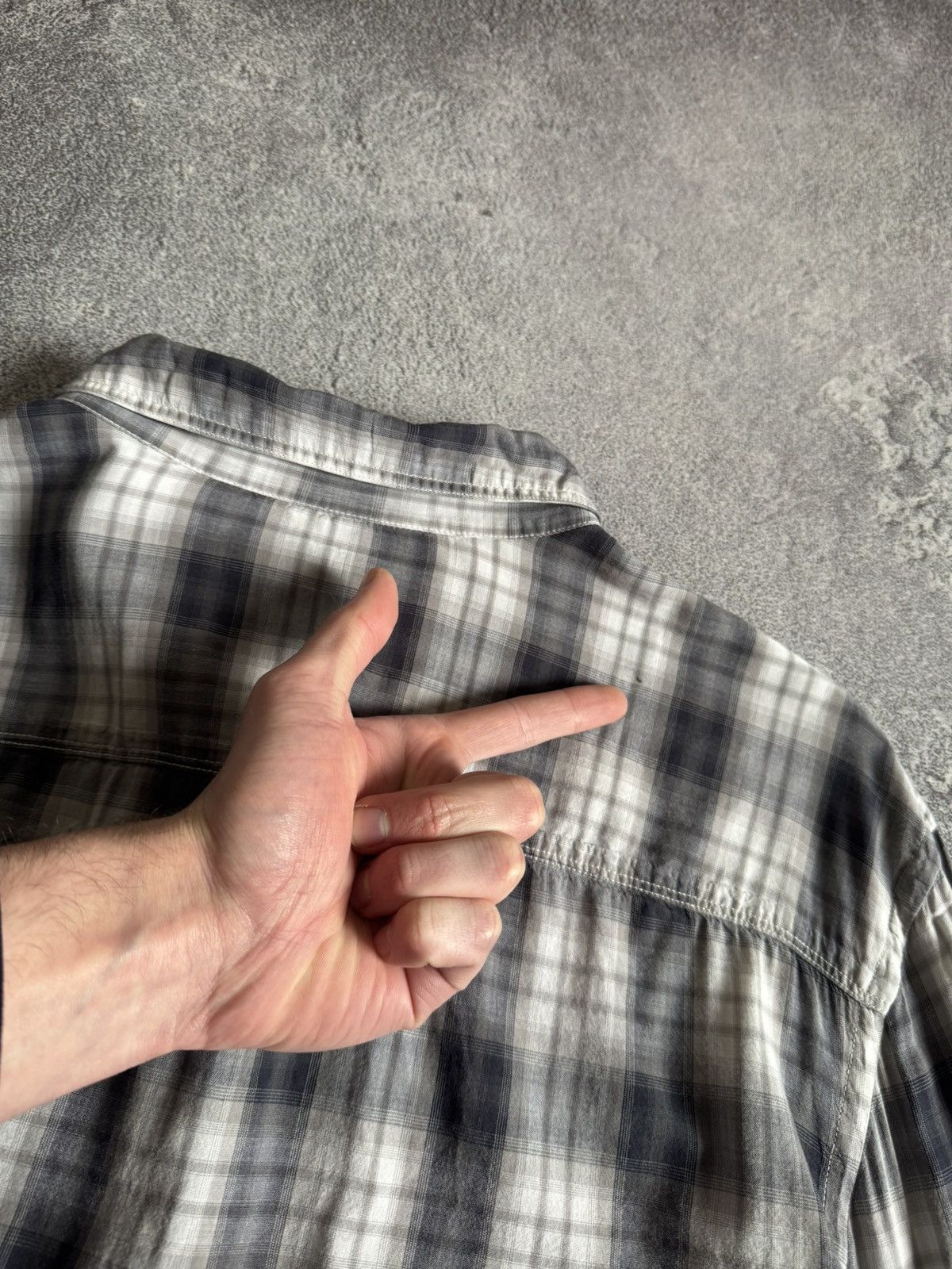 Allsaints × Flannel Allsaints L Riverton LS shirt button up Chekered flannel Y2K Size US L / EU 52-54 / 3 - 15 Thumbnail