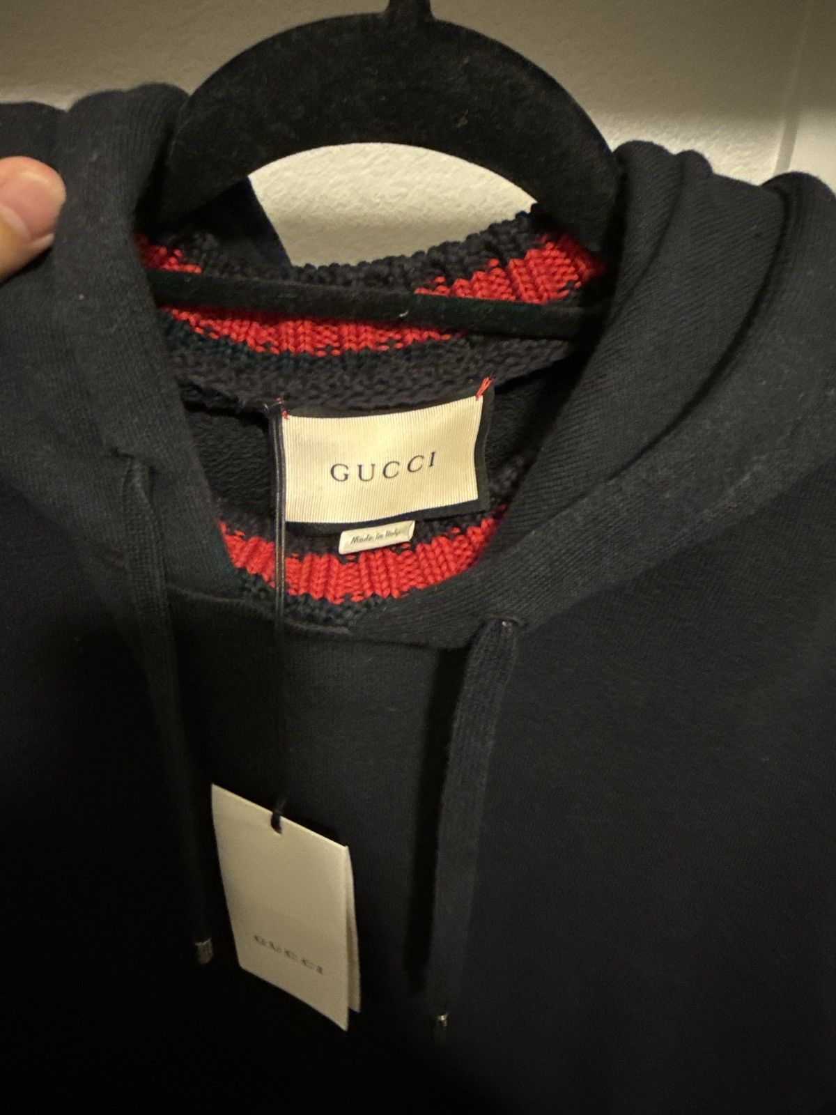 Gucci Gucci Felted Cotton Knit Hoodie Size US M / EU 48-50 / 2 - 3 Thumbnail