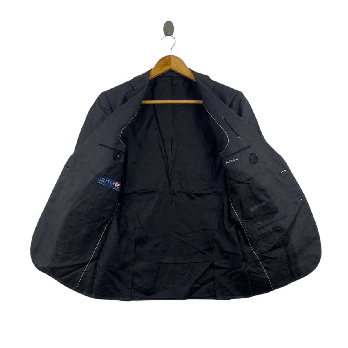 Ducati HILTON x DUCATI GUABELLO Plain Black Blazer Coat Size US M / EU 48-50 / 2 - 4 Thumbnail