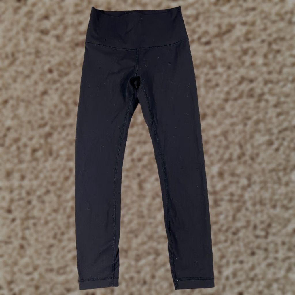 Lululemon Lululemon Wunder Under Pants Women 6 Black Cropped 25" Inseam Stretch Yoga Gym Activewear Straight Leg Size 28" / US 6 / IT 42 - 1 Thumbnail