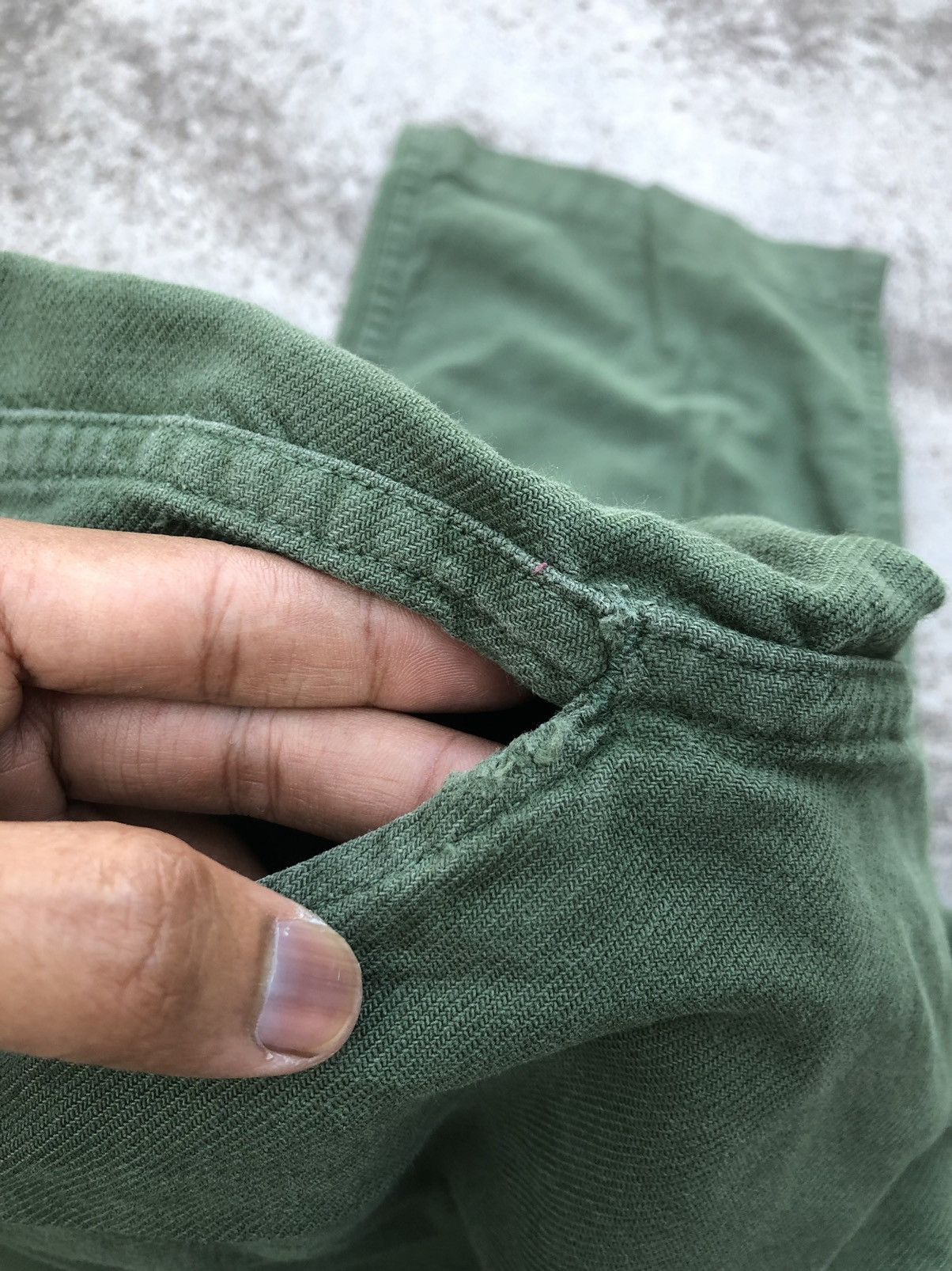 Vintage BAGGY UNKNOWN VINTAGE MILITARY PANT Size US 29 - 2 Thumbnail