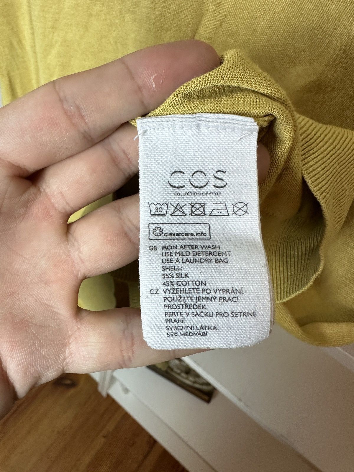 Cos Cos basic silk cashmere polo shirt Size US S / EU 44-46 / 1 - 6 Thumbnail