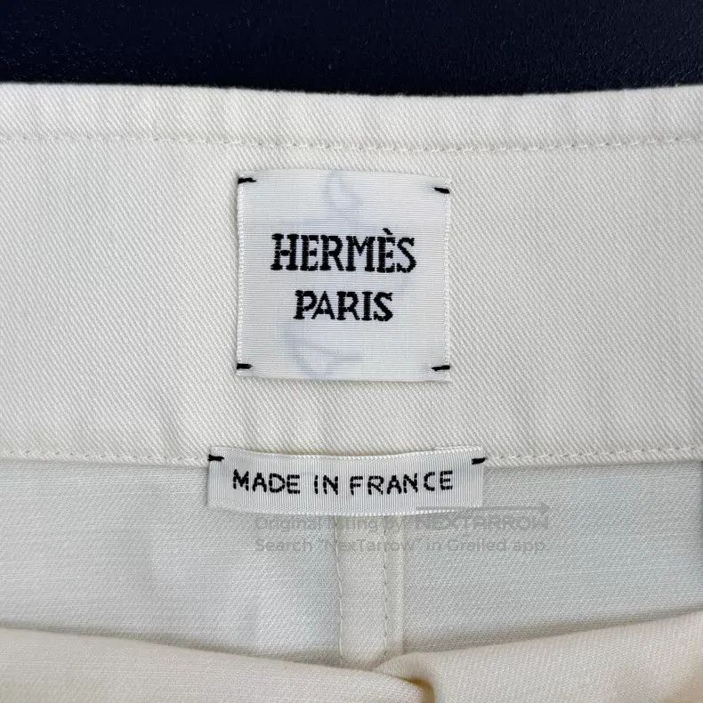 Hermes Hermes Beige Letter Leather Buckle Skirt Size 26" / US 2 / IT 38 - 5 Thumbnail