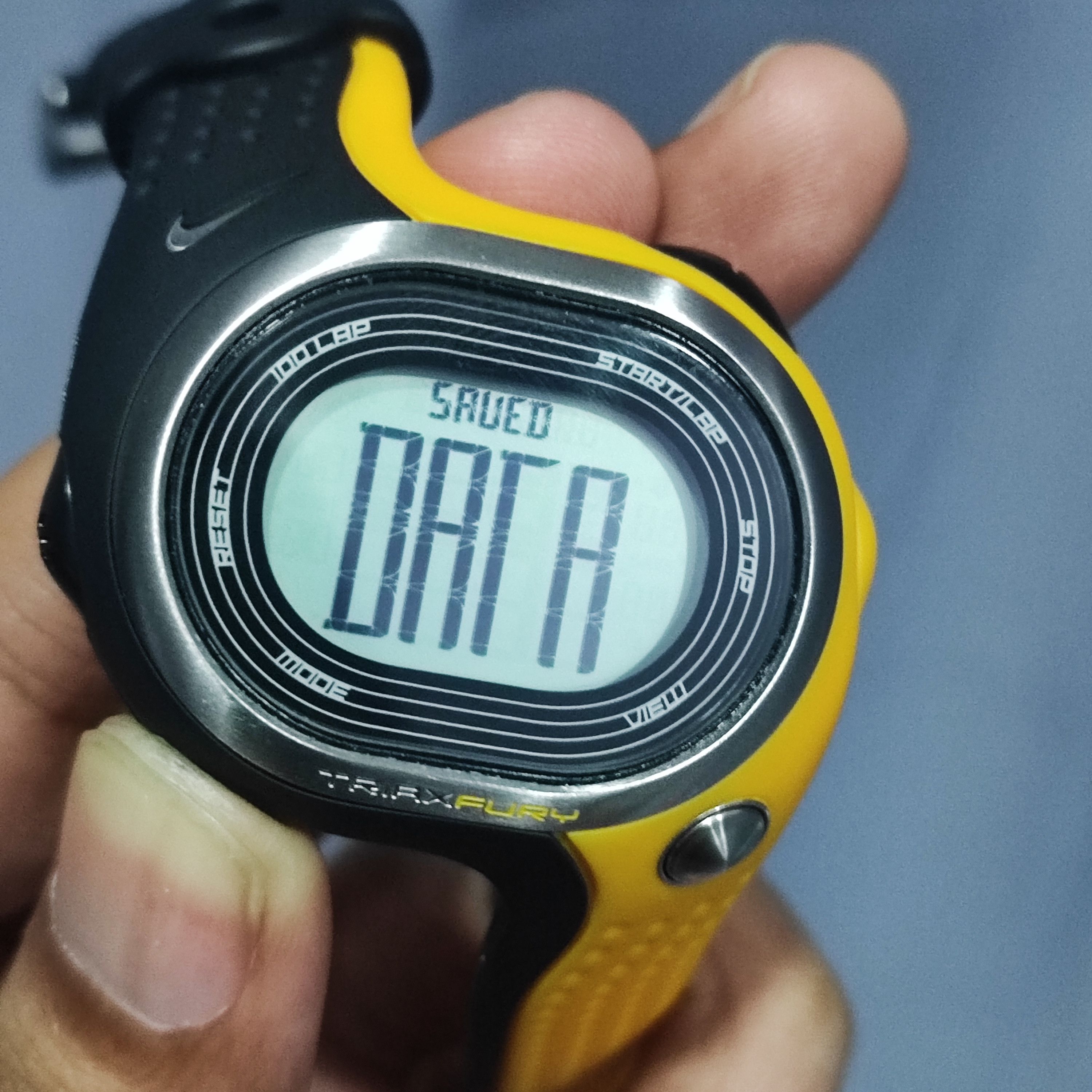 Vintage 90s Nike Triax Fury Streetwear Runner Watch