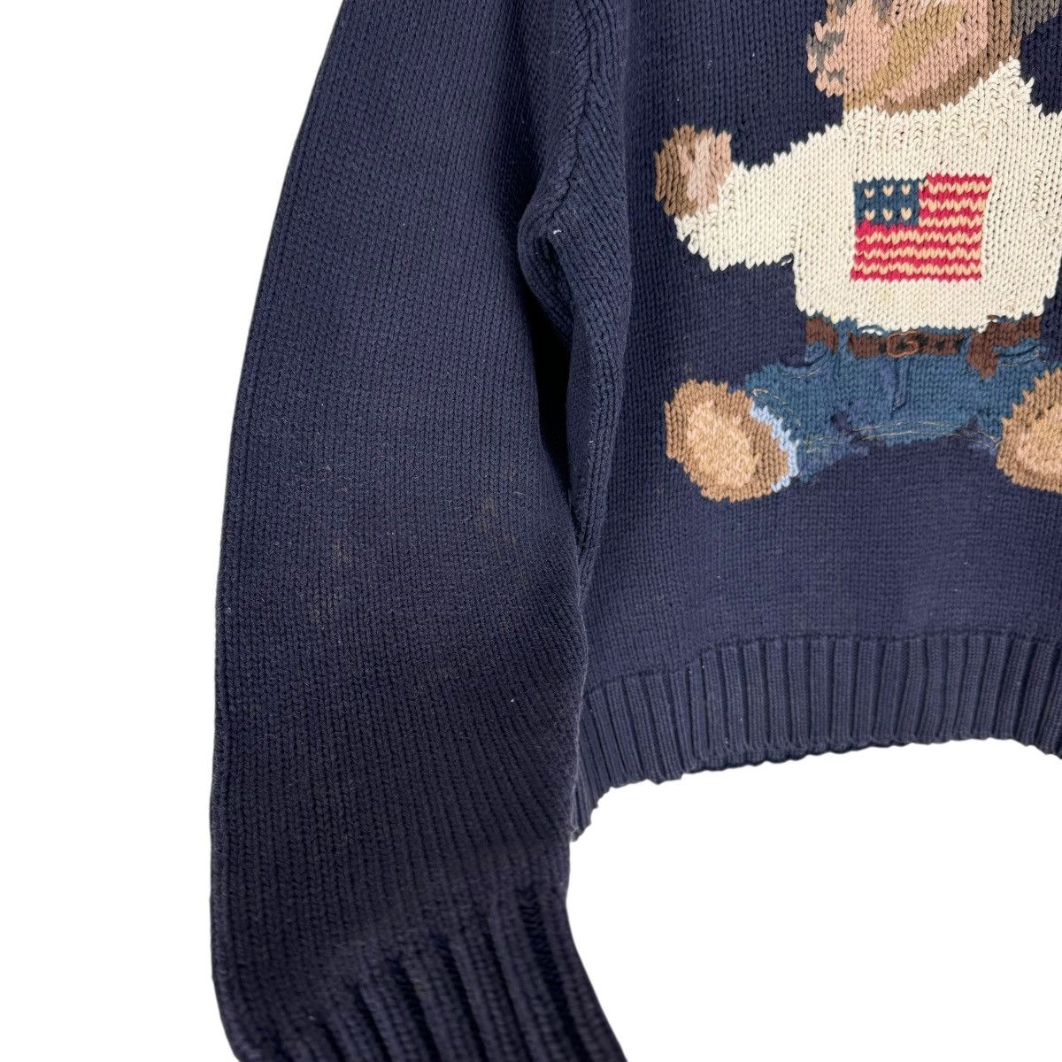 Polo Ralph Lauren 🔥POLO BEAR RL KNITWEAR HAND KNIT SWEATER Size US L / EU 52-54 / 3 - 5 Thumbnail