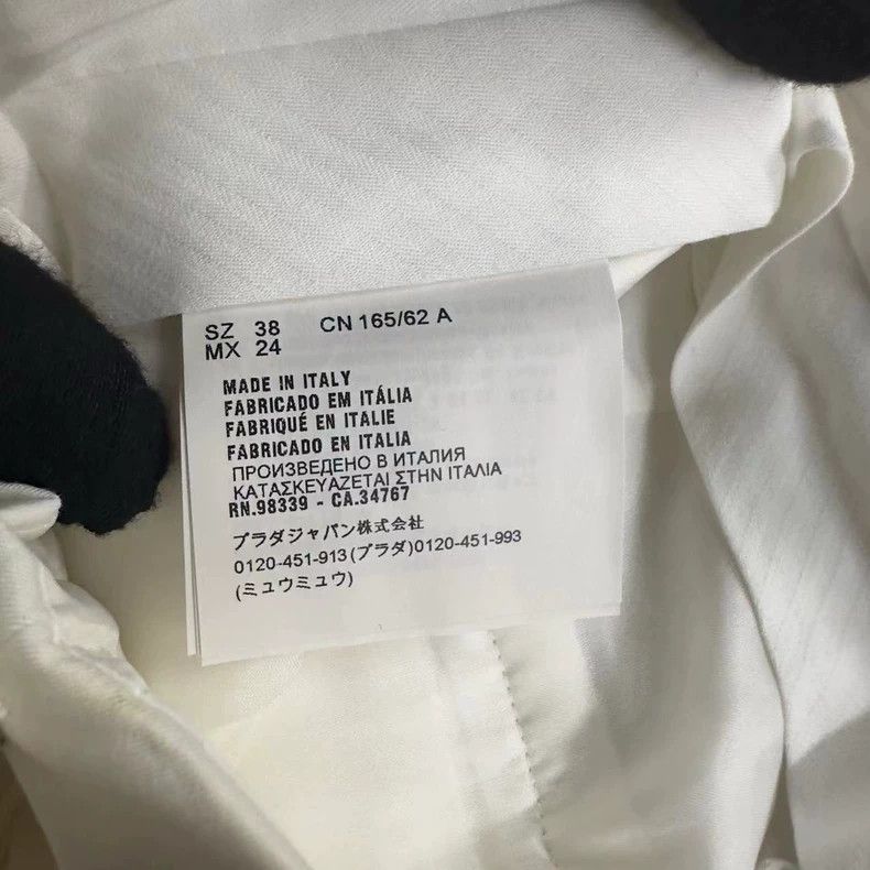 Prada Prada Solid color zipper straight casual pants 2503-Nextarr Size US 38 / EU 54 - 5 Thumbnail