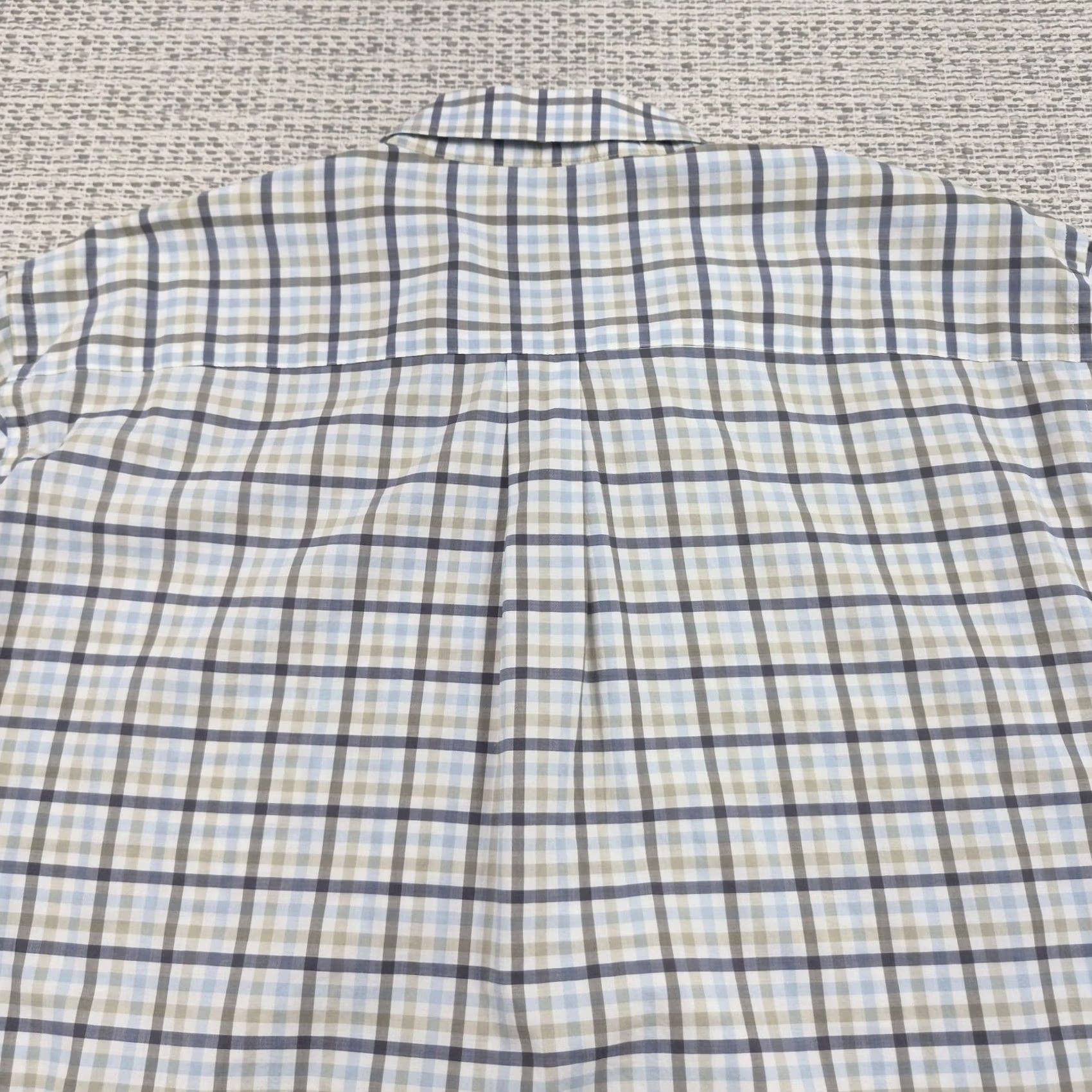 Peter Millar Peter Millar Button Up Shirt Mens Large Plaid Long Sleeve Cotton Casual Shirt Size US L / EU 52-54 / 3 - 7 Thumbnail
