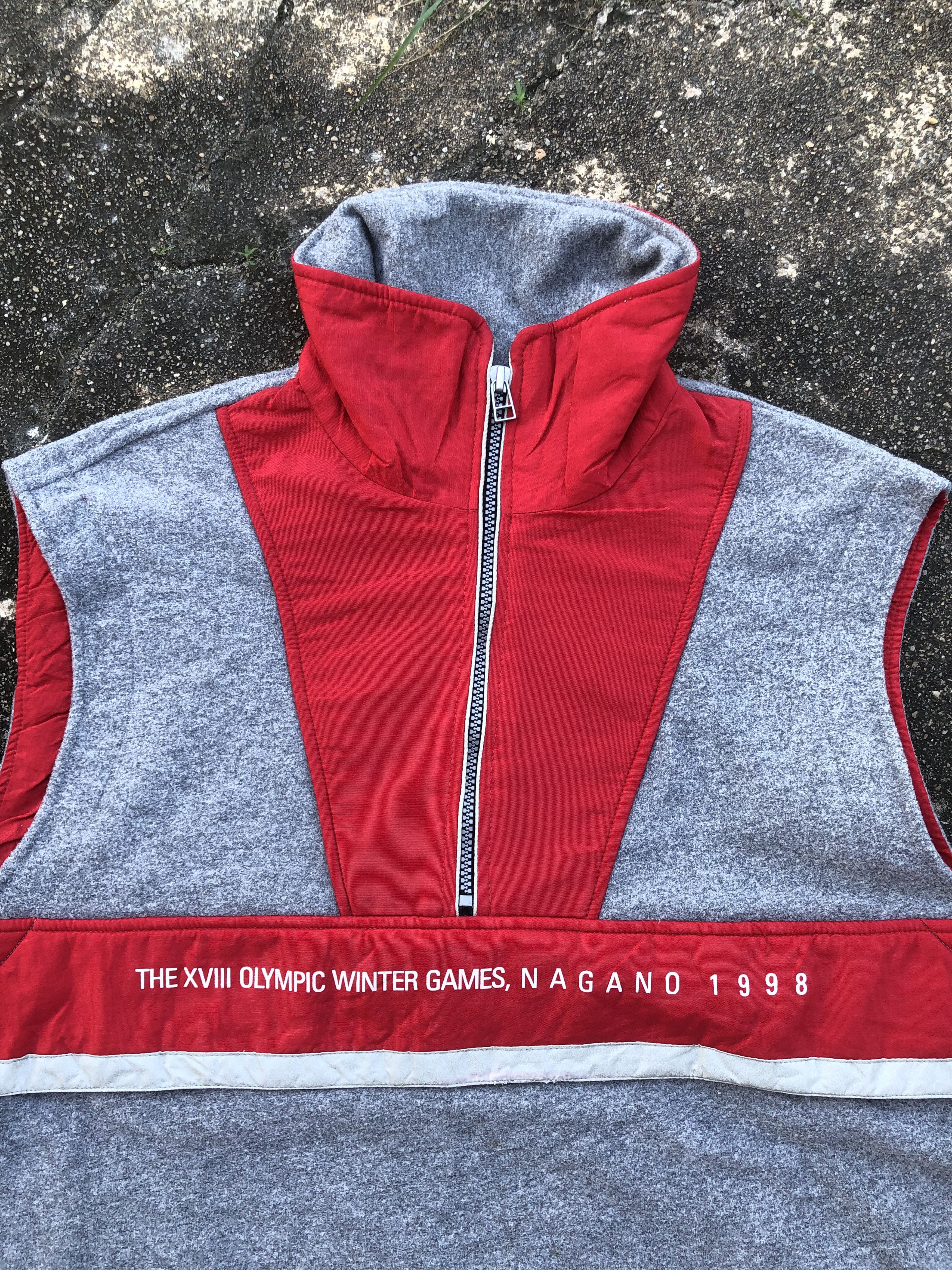 Japanese Brand Vtg Olympic Nagano 98 X Coca Cola Georgia Halfzipper Vest Size US XL / EU 56 / 4 - 4 Thumbnail