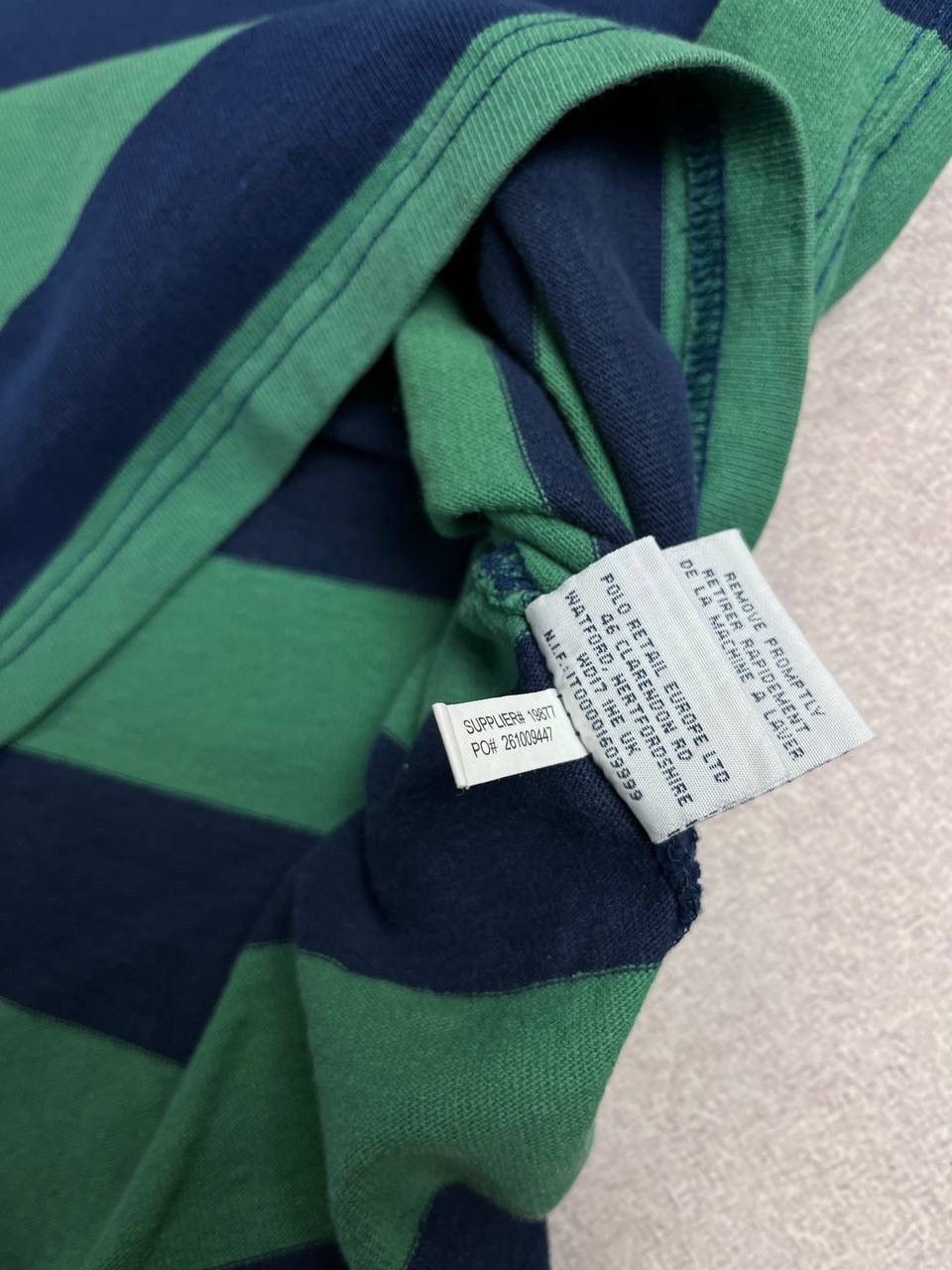 Polo Ralph Lauren × Vintage Vintage Polo Ralph Lauren Rugby Striped Shirt Y2K S Size US S / EU 44-46 / 1 - 4 Thumbnail
