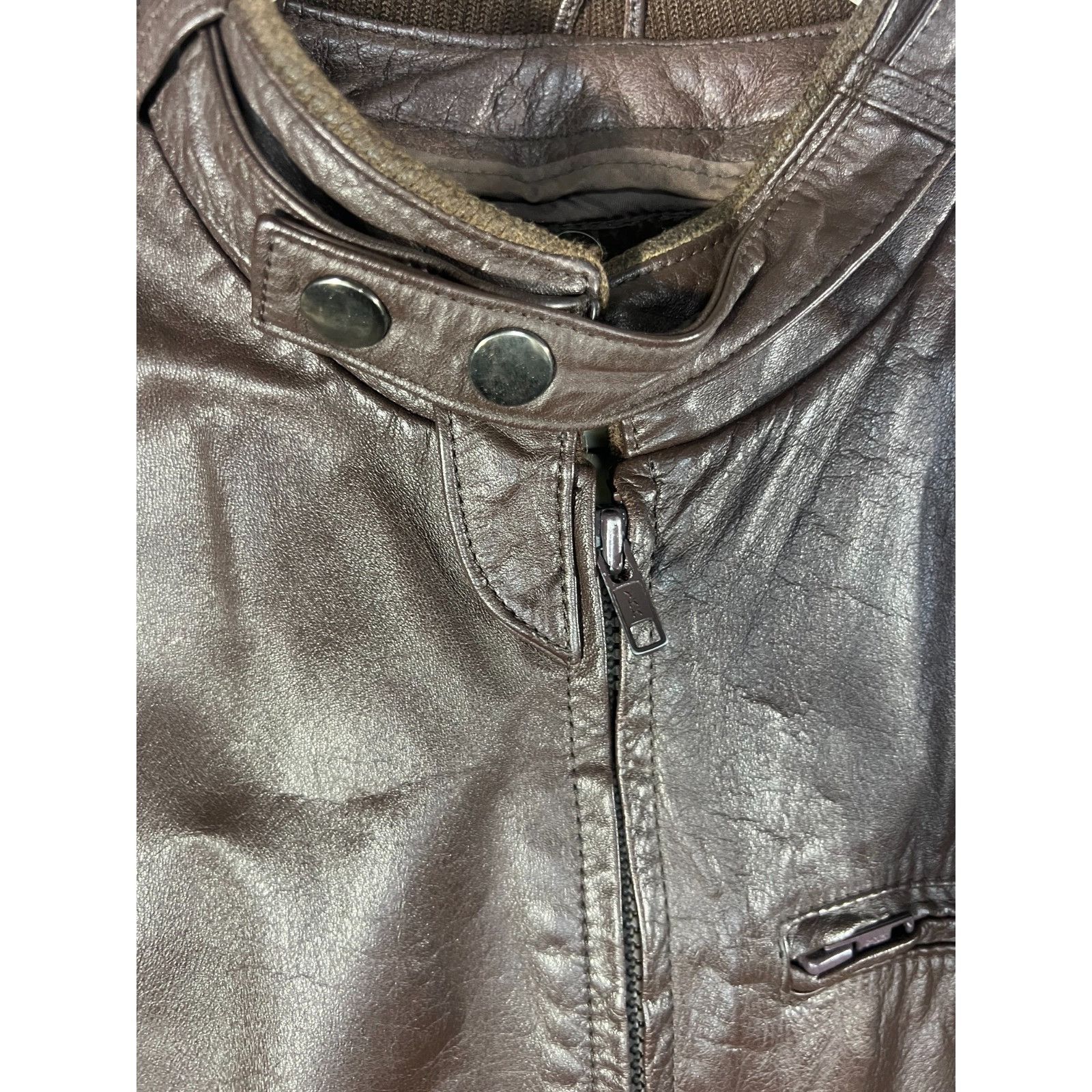 Other Vintage Berman's Leather Bomber Jacket mens sz 42 Fleece lin Size US M / EU 48-50 / 2 - 4 Thumbnail