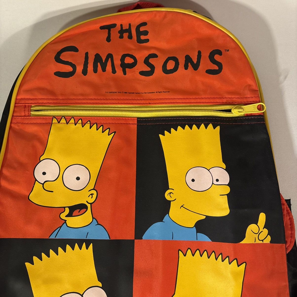 The Simpsons Vintage 90s The Simpsons Bags Many Faces of Bart Backpack Size ONE SIZE - 9 Thumbnail