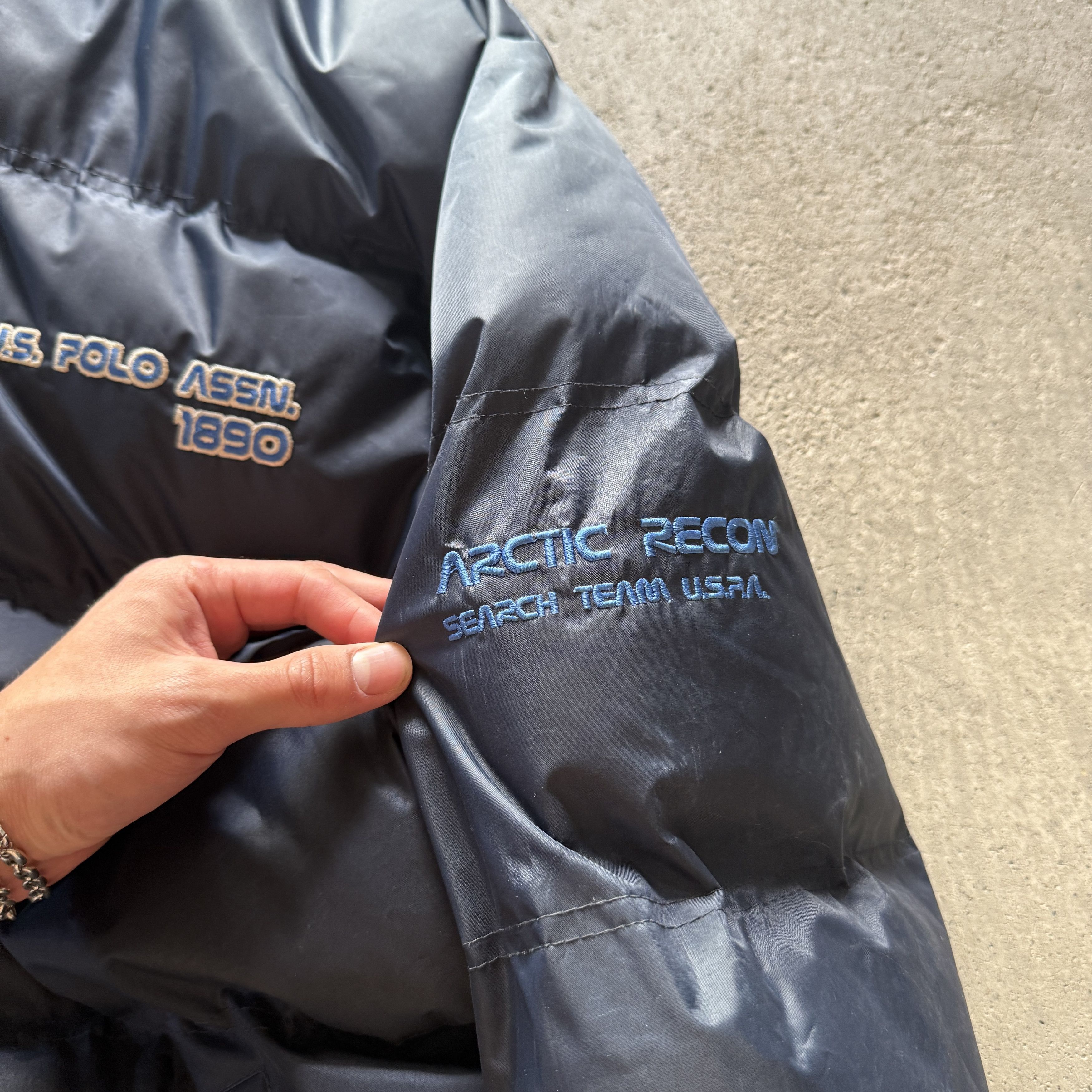 U.S. Polo Assn. vintage us polo assn blue insulated puffer jacket Size US M / EU 48-50 / 2 - 3 Thumbnail