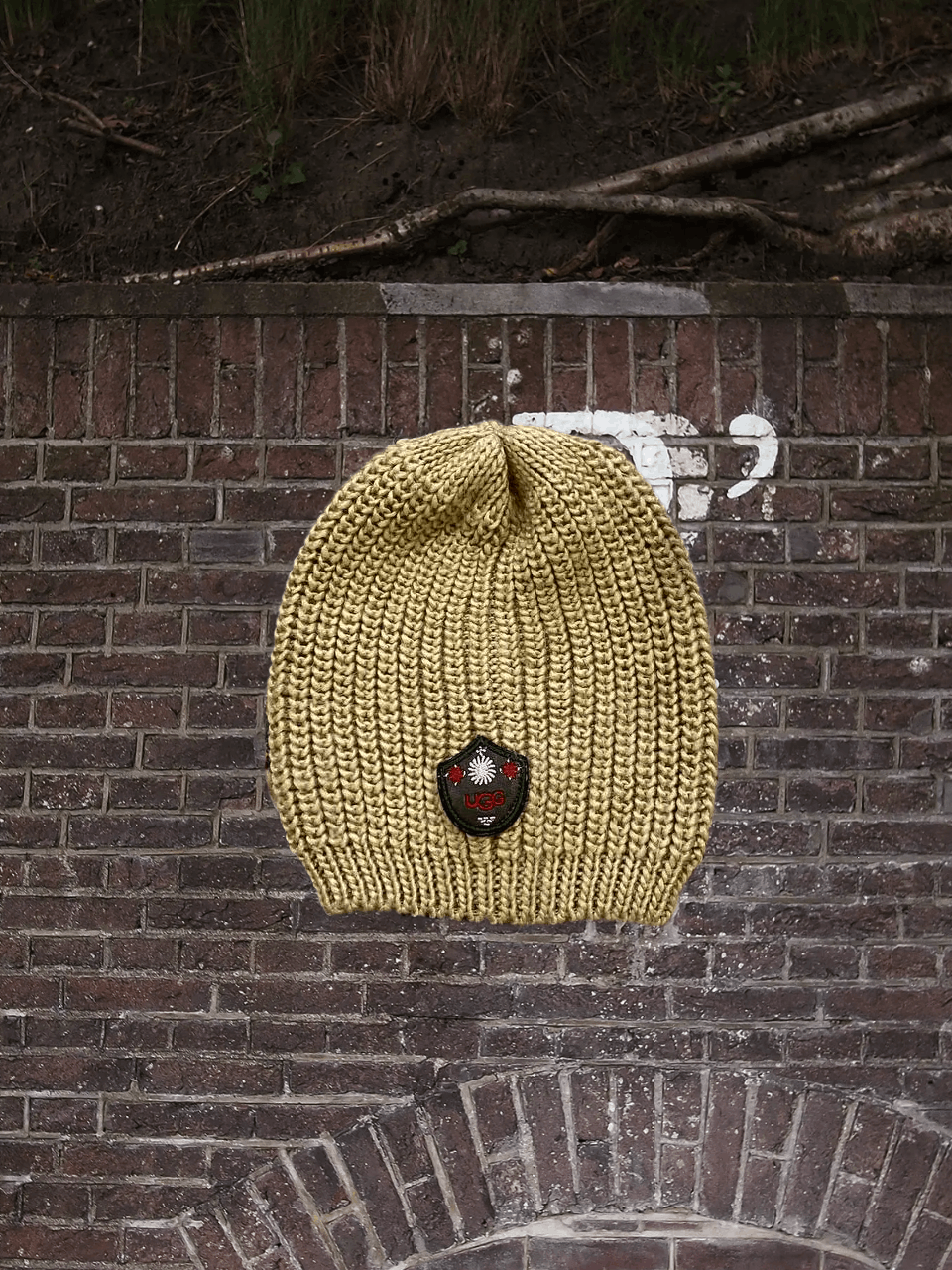 Ugg Hats beige Vintage logo UGG Y2K Streetwear Size ONE SIZE - 1 Thumbnail