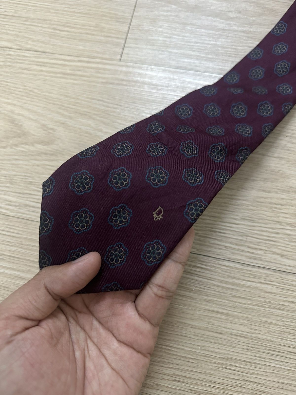 Christian Dior Monsieur Christian Dior Monsieur Luxury Silk Tie Size ONE SIZE - 3 Thumbnail