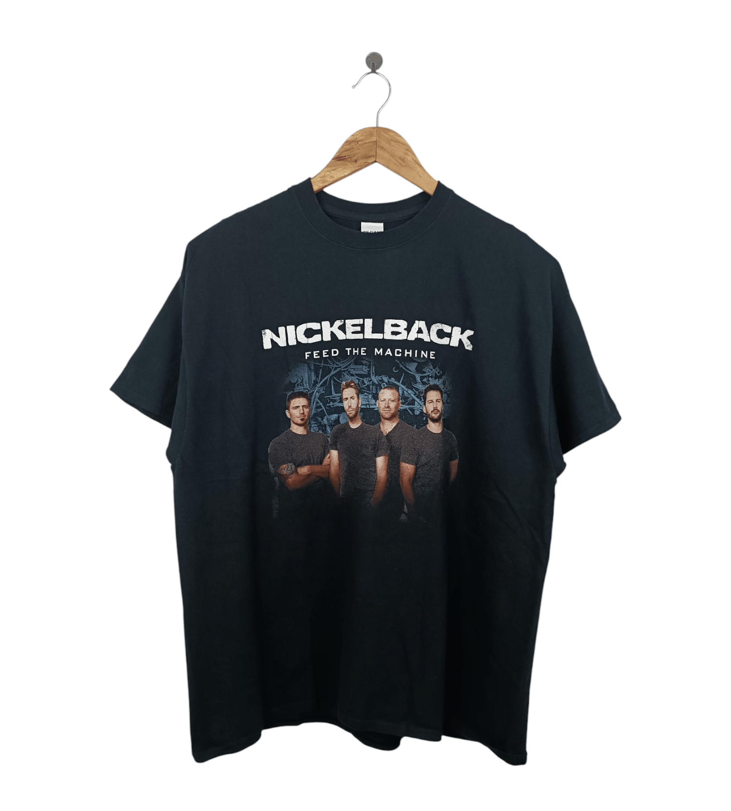 Band Tees VINTAGE 2019 NICKELBACK FEED THE MACHINE TOUR TEE Size US XL / EU 56 / 4 - 1 Thumbnail