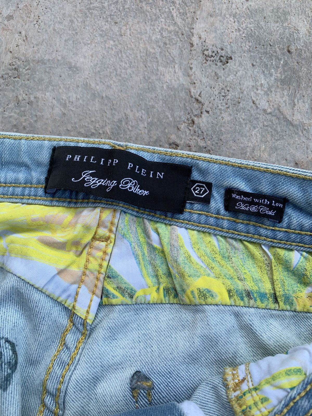 Philipp Plein Phillip Plein jegging biker denim jeans Size 27" / US 4 / IT 40 - 14 Thumbnail
