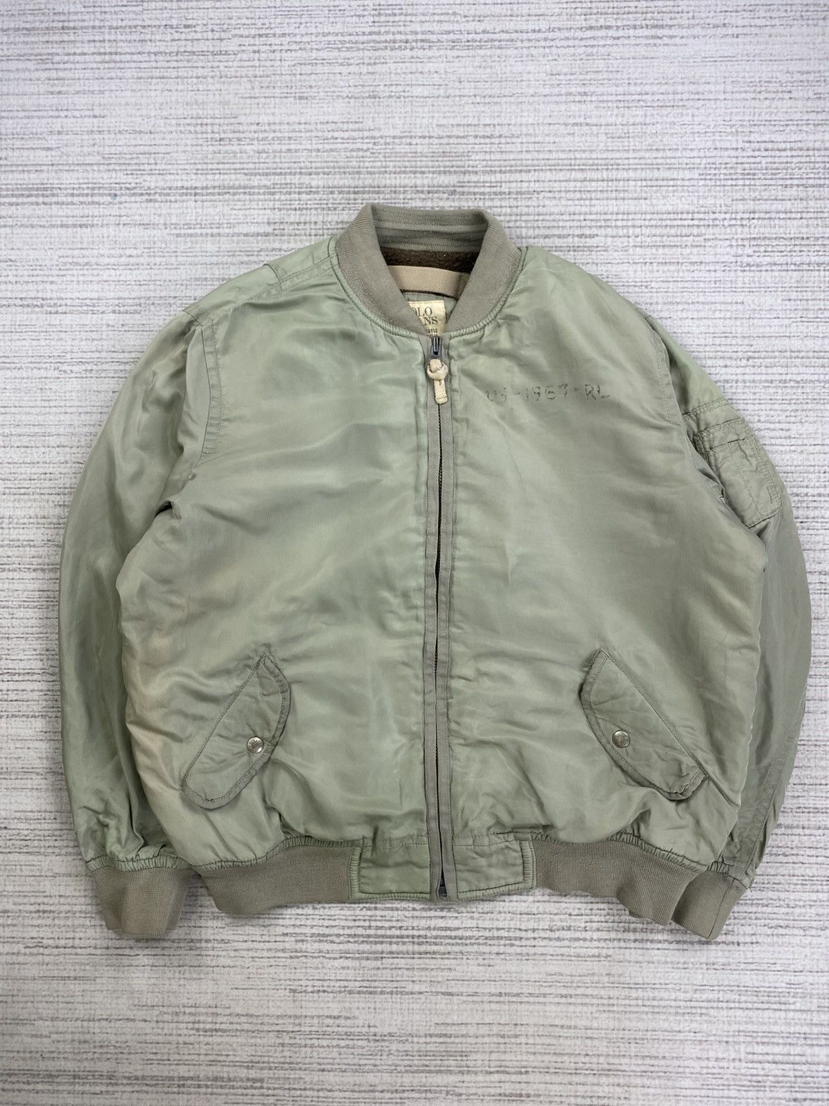 Polo Ralph Lauren × Vintage Vintage Polo Jeans Ralph Lauren USRL Bombers Jacket Size US L / EU 52-54 / 3 - 5 Thumbnail