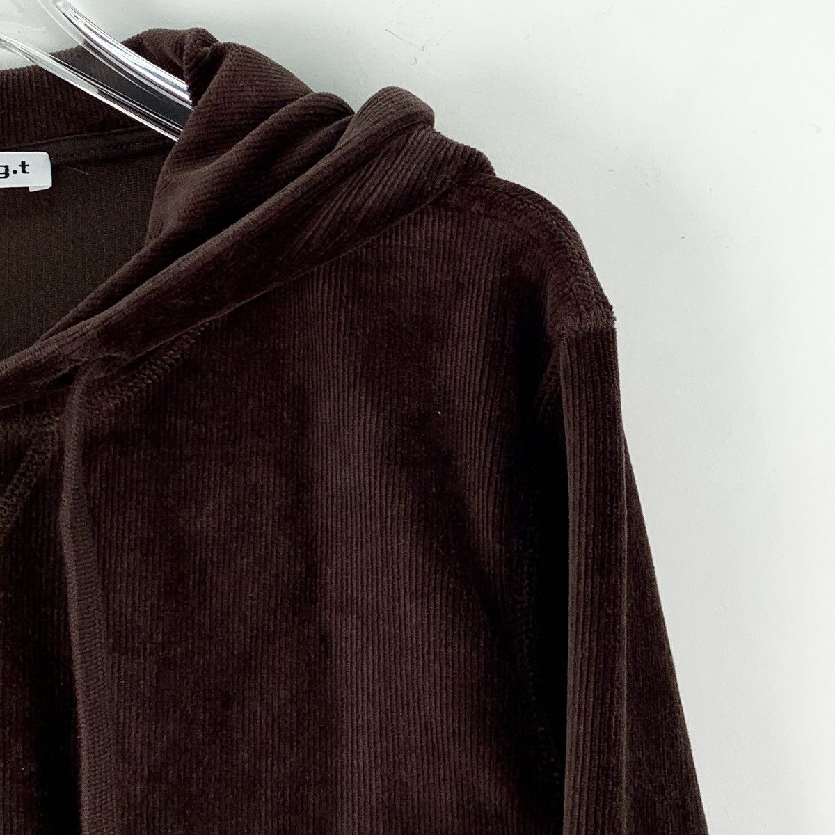 Alexander Wang Alexander Wang Brown Hooded Long Sleeve Sweatshirt K26WX Size S / US 4 / IT 40 - 3 Thumbnail