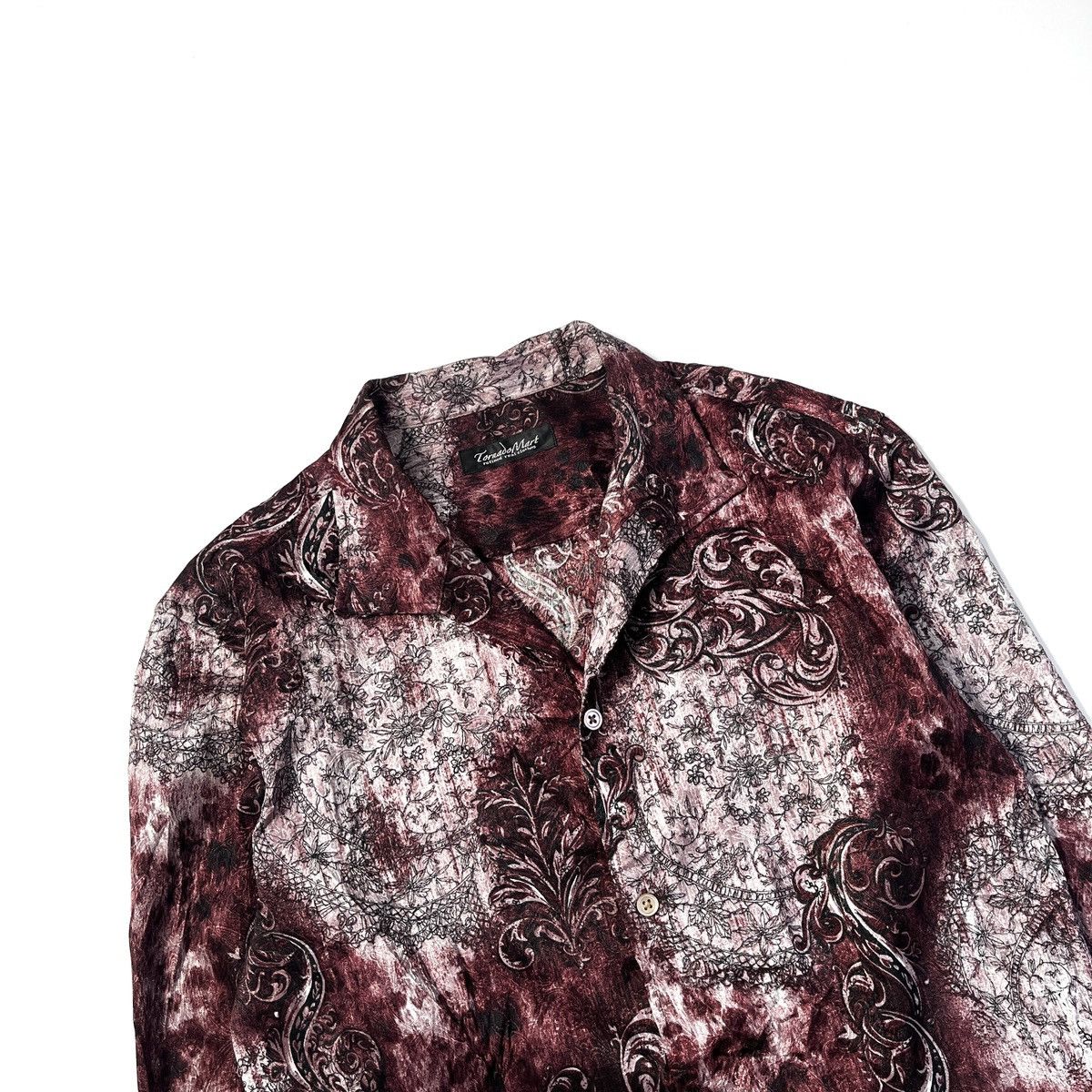 Tornado Mart Tornado Mart Printed Long Sleeve Casual Shirt Size US XS / EU 42 / 0 - 2 Thumbnail