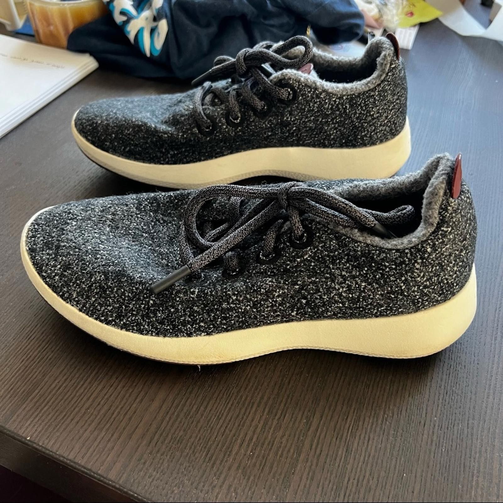 Allbirds Allbirds Women's Sneakers in Black and Cream Size US 6.5 / IT 36.5 - 3 Thumbnail